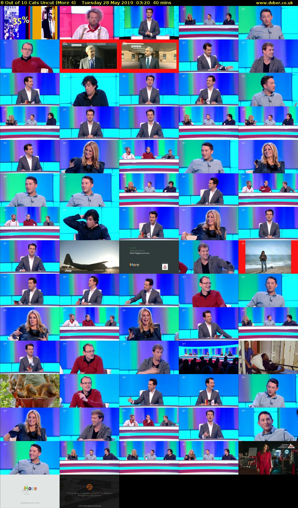 8 Out of 10 Cats Uncut (More 4) Tuesday 28 May 2019 03:20 - 04:00