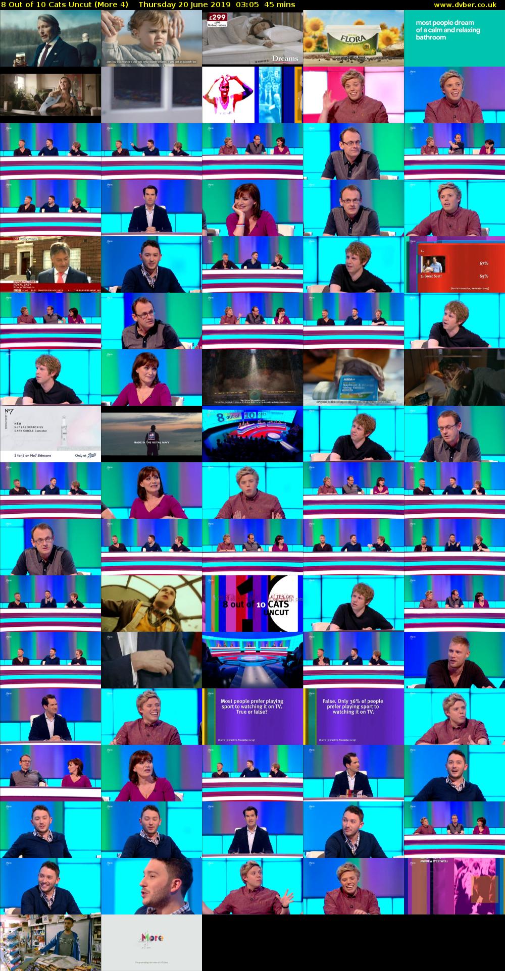 8 Out of 10 Cats Uncut (More 4) Thursday 20 June 2019 03:05 - 03:50
