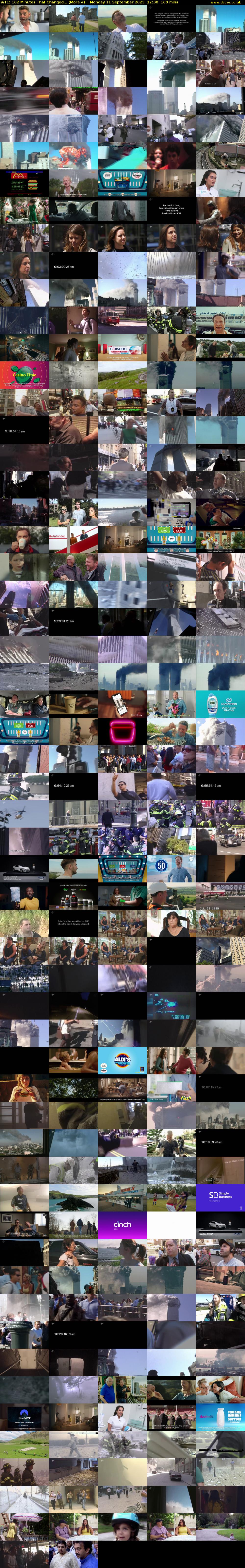 9/11: 102 Minutes That Changed... (More 4) Monday 11 September 2023 22:00 - 00:40