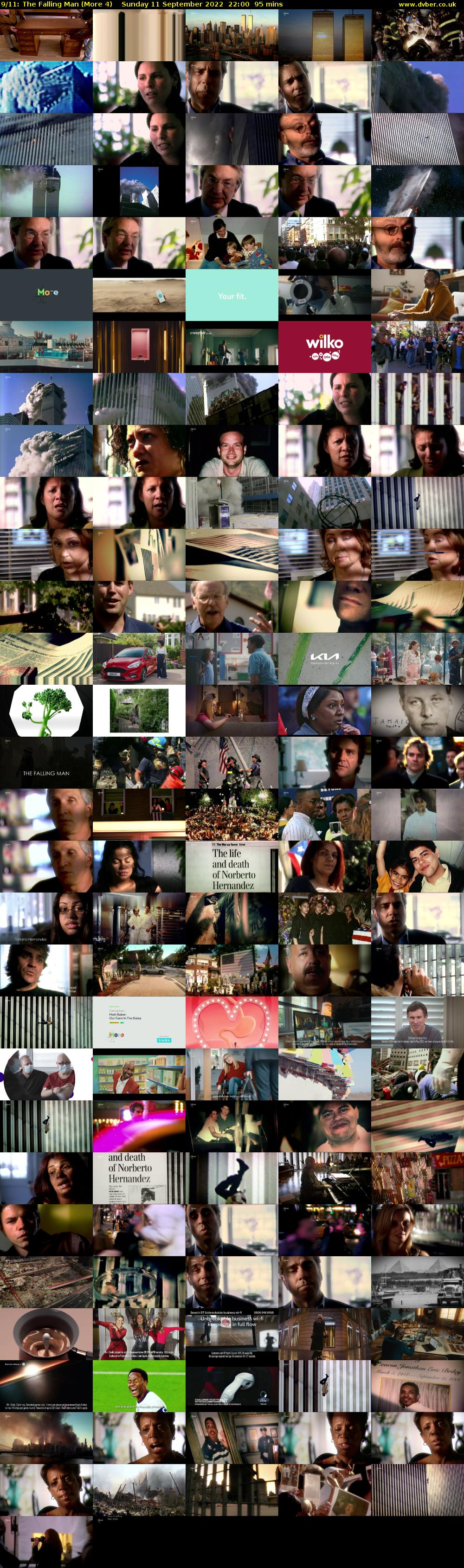 9/11: The Falling Man (More 4) Sunday 11 September 2022 22:00 - 23:35