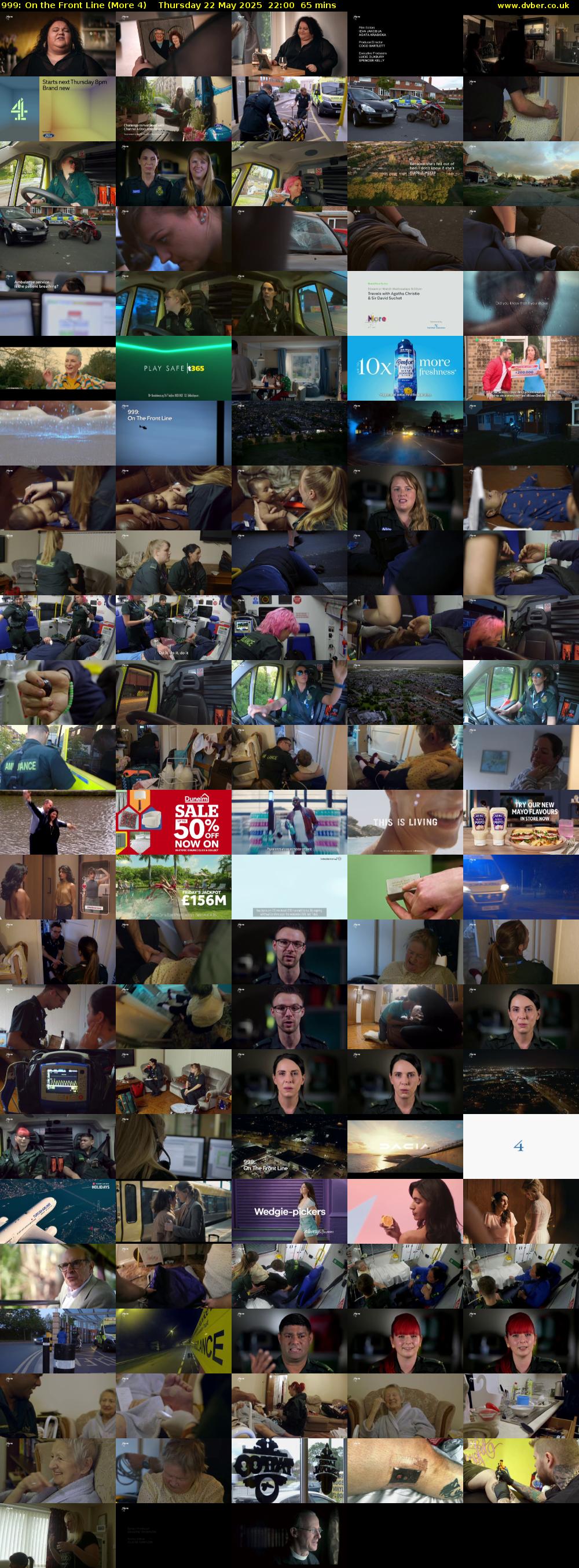 999: On the Front Line (More 4) Thursday 22 May 2025 22:00 - 23:05