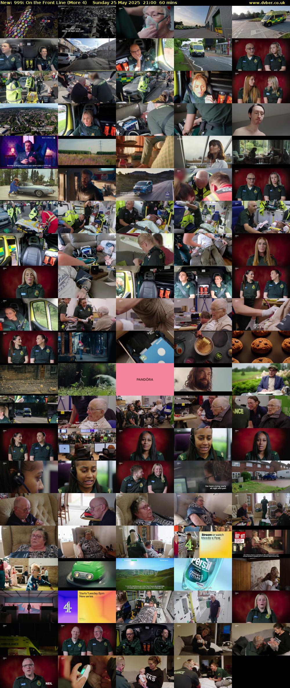 999: On the Front Line (More 4) Sunday 25 May 2025 21:00 - 22:00