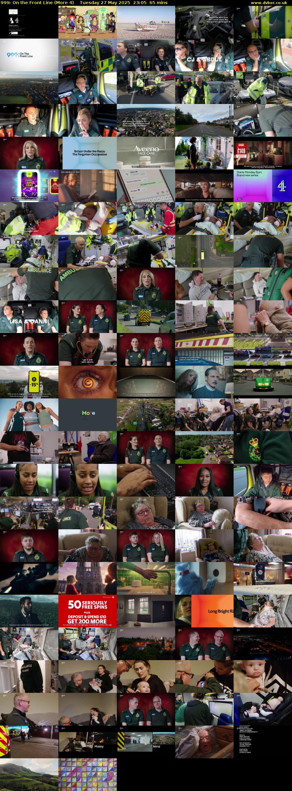 999: On the Front Line (More 4) Tuesday 27 May 2025 23:05 - 00:10