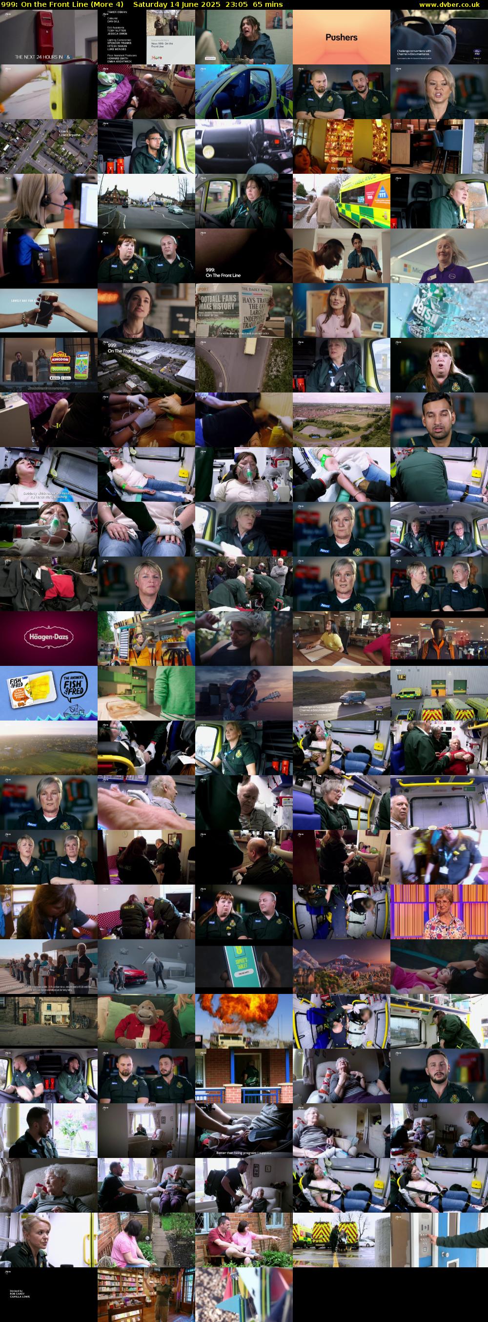 999: On the Front Line (More 4) Saturday 14 June 2025 23:05 - 00:10