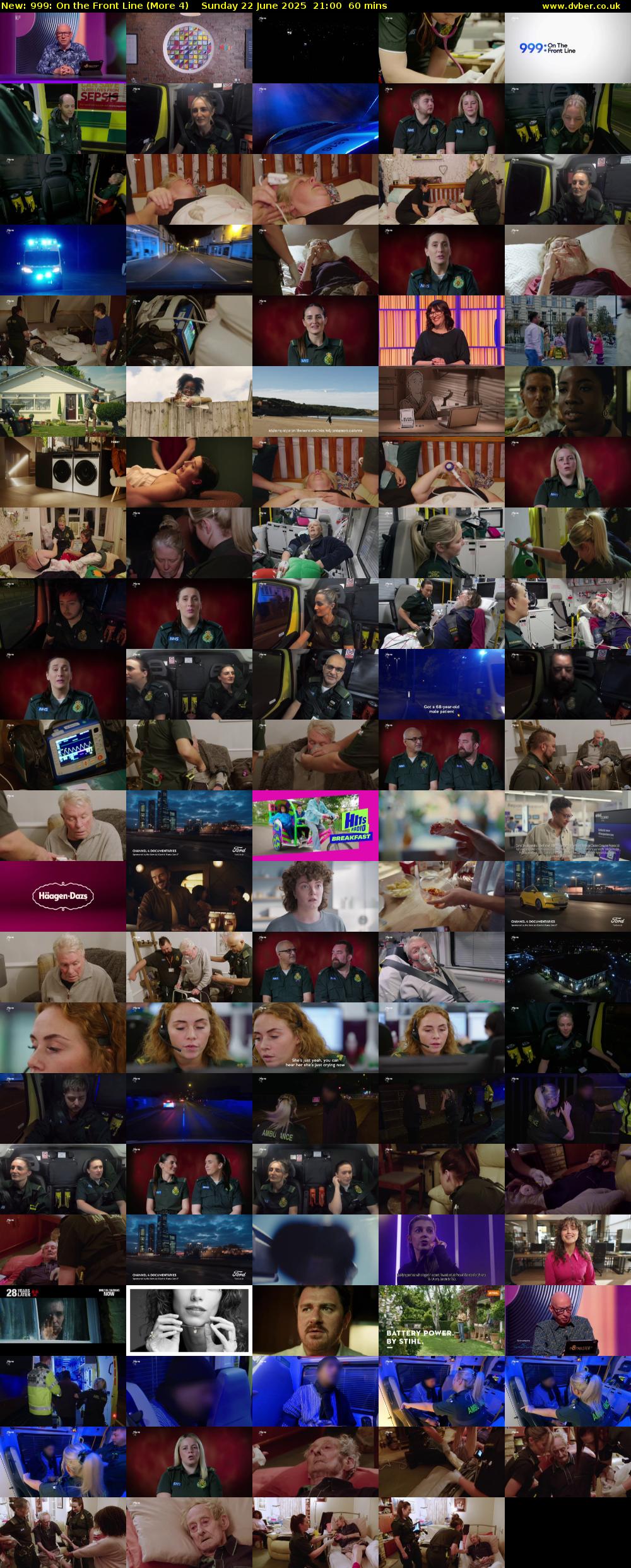 999: On the Front Line (More 4) Sunday 22 June 2025 21:00 - 22:00