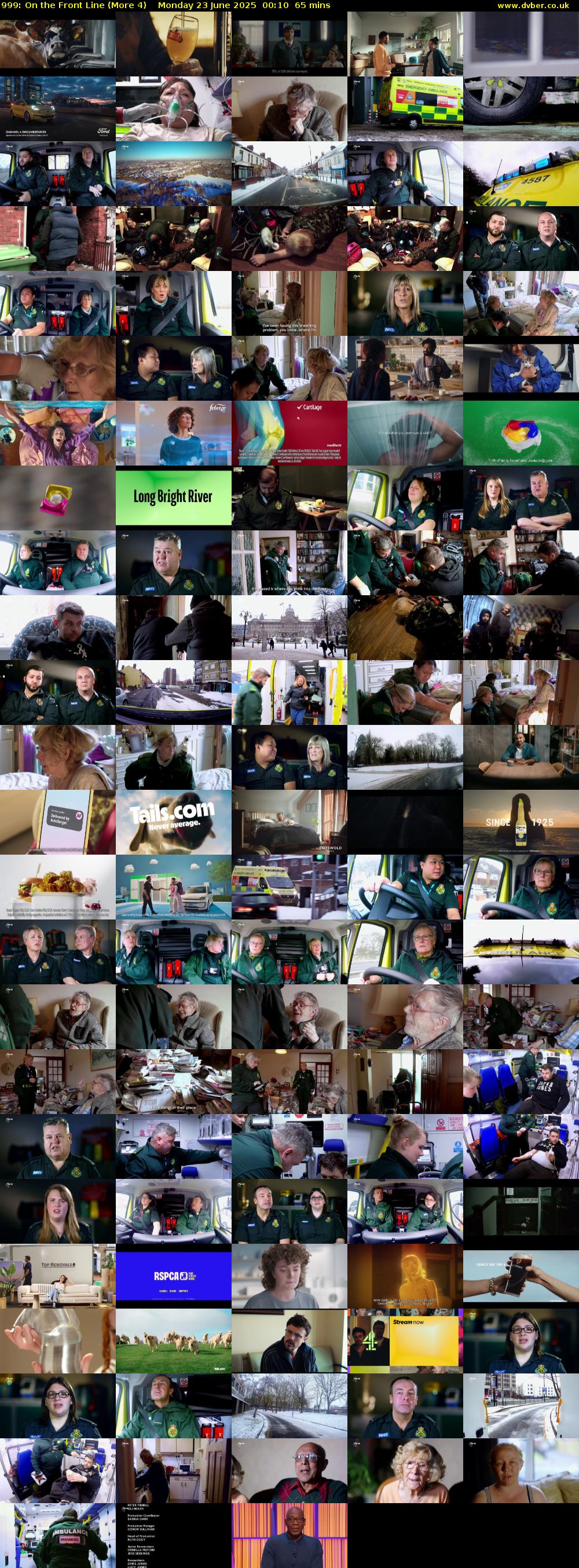 999: On the Front Line (More 4) Monday 23 June 2025 00:10 - 01:15