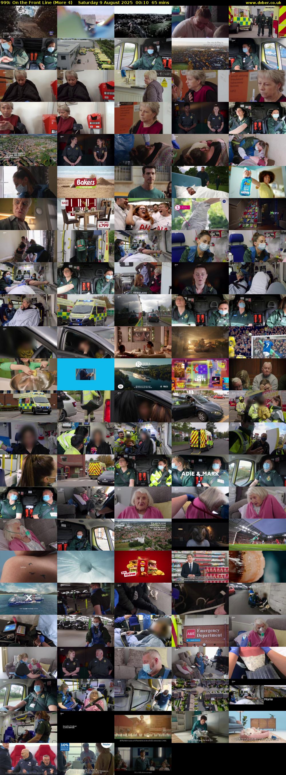 999: On the Front Line (More 4) Saturday 9 August 2025 00:10 - 01:15