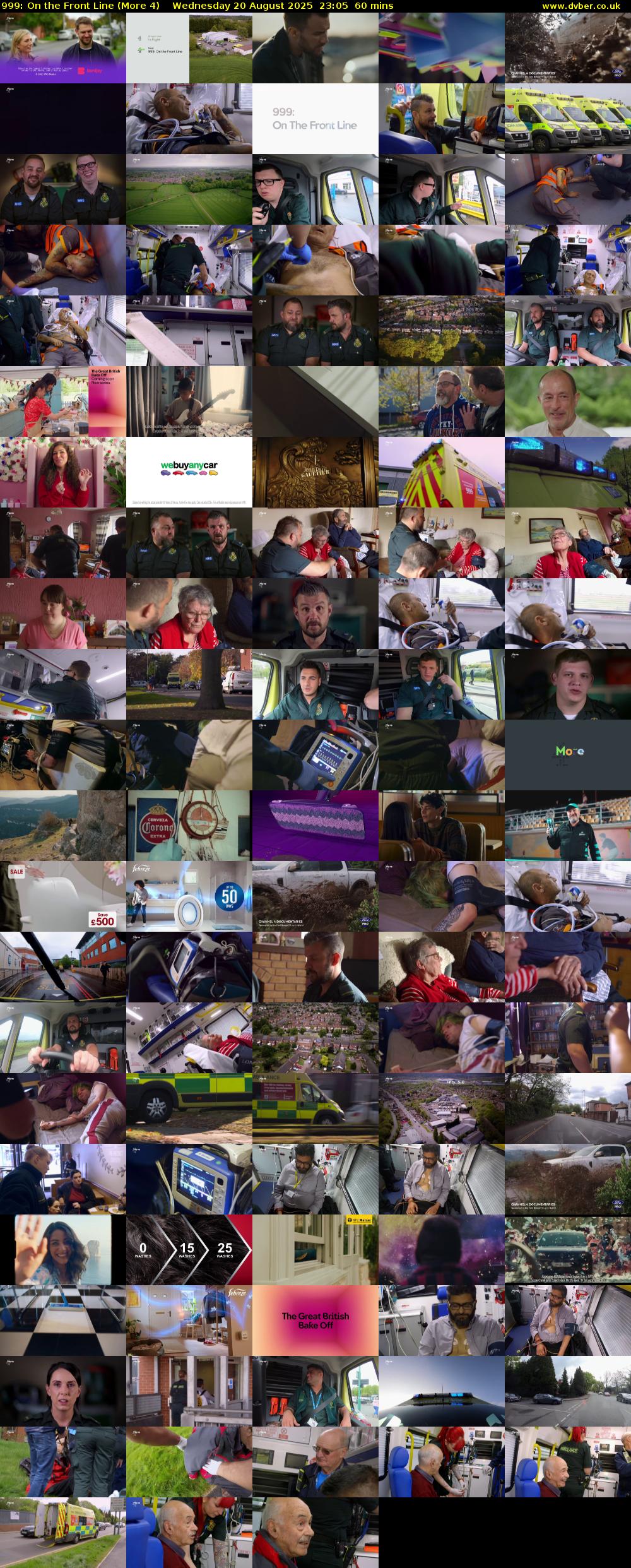 999: On the Front Line (More 4) Wednesday 20 August 2025 23:05 - 00:05