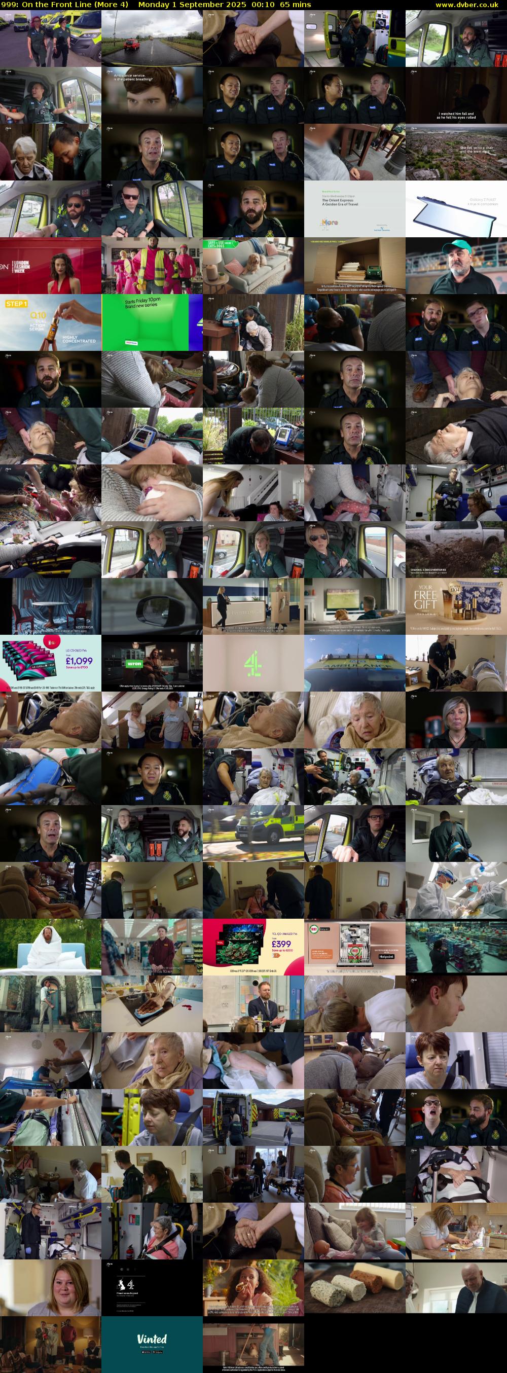 999: On the Front Line (More 4) Monday 1 September 2025 00:10 - 01:15