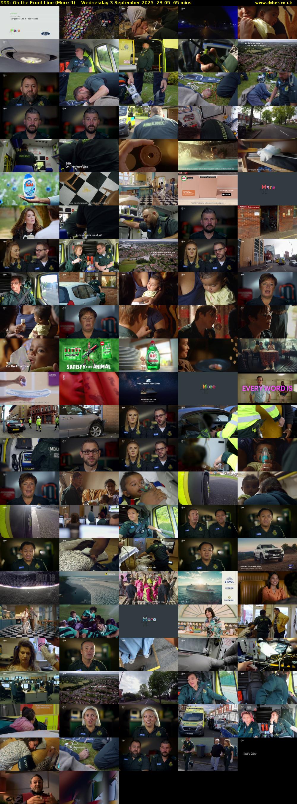 999: On the Front Line (More 4) Wednesday 3 September 2025 23:05 - 00:10