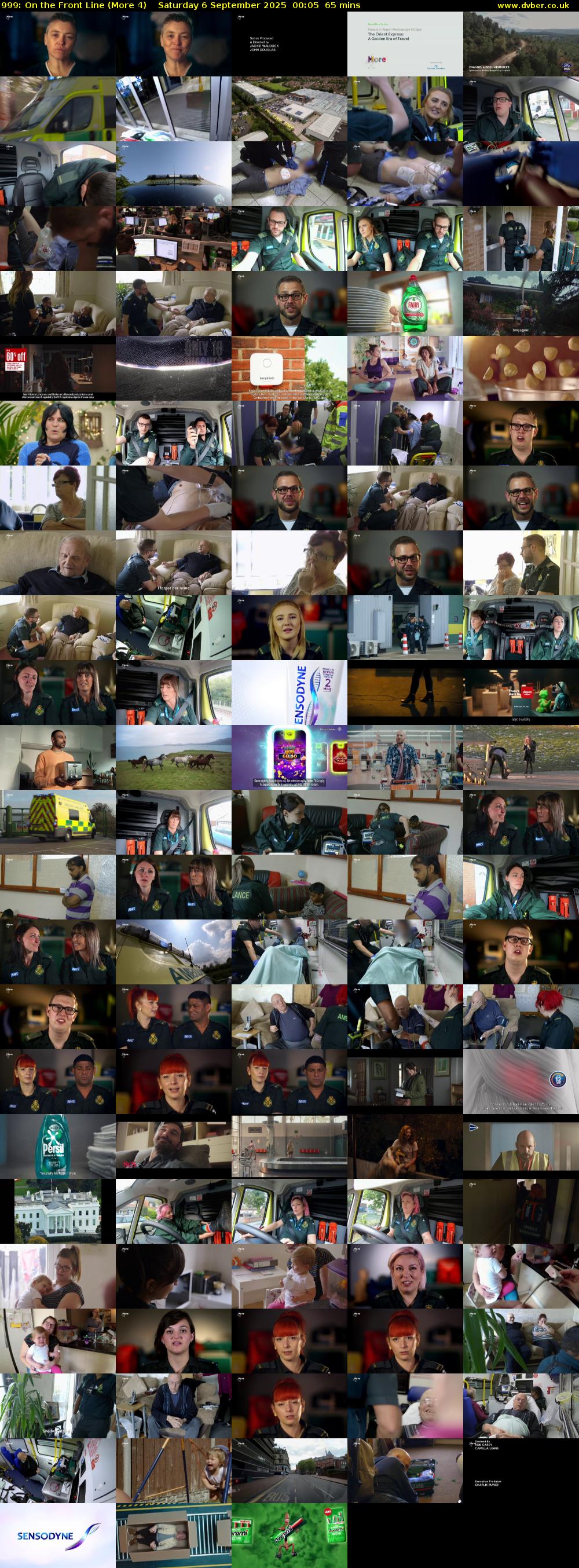 999: On the Front Line (More 4) Saturday 6 September 2025 00:05 - 01:10