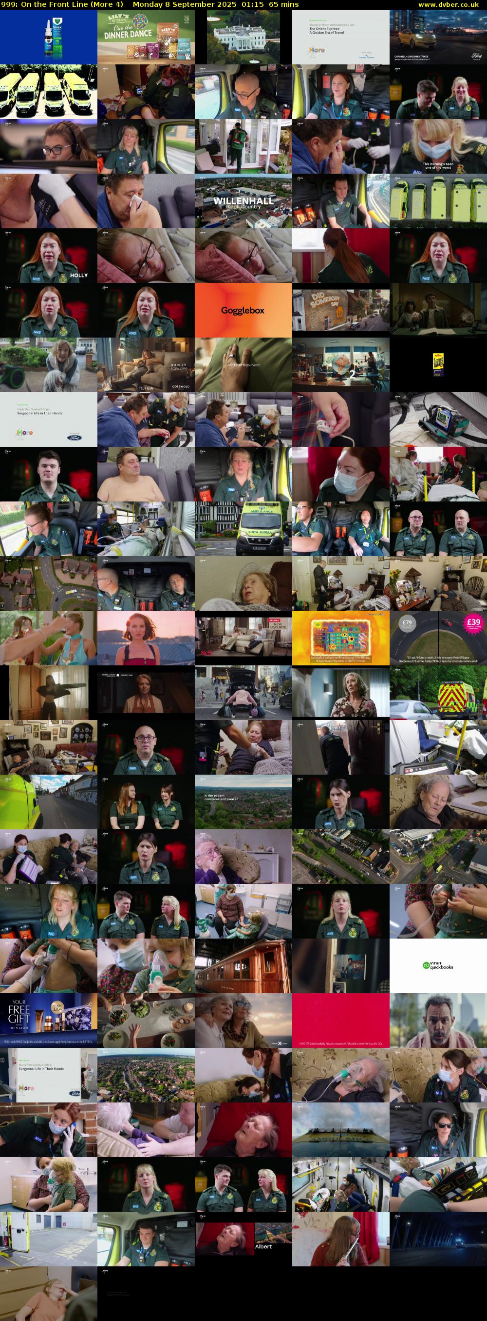 999: On the Front Line (More 4) Monday 8 September 2025 01:15 - 02:20