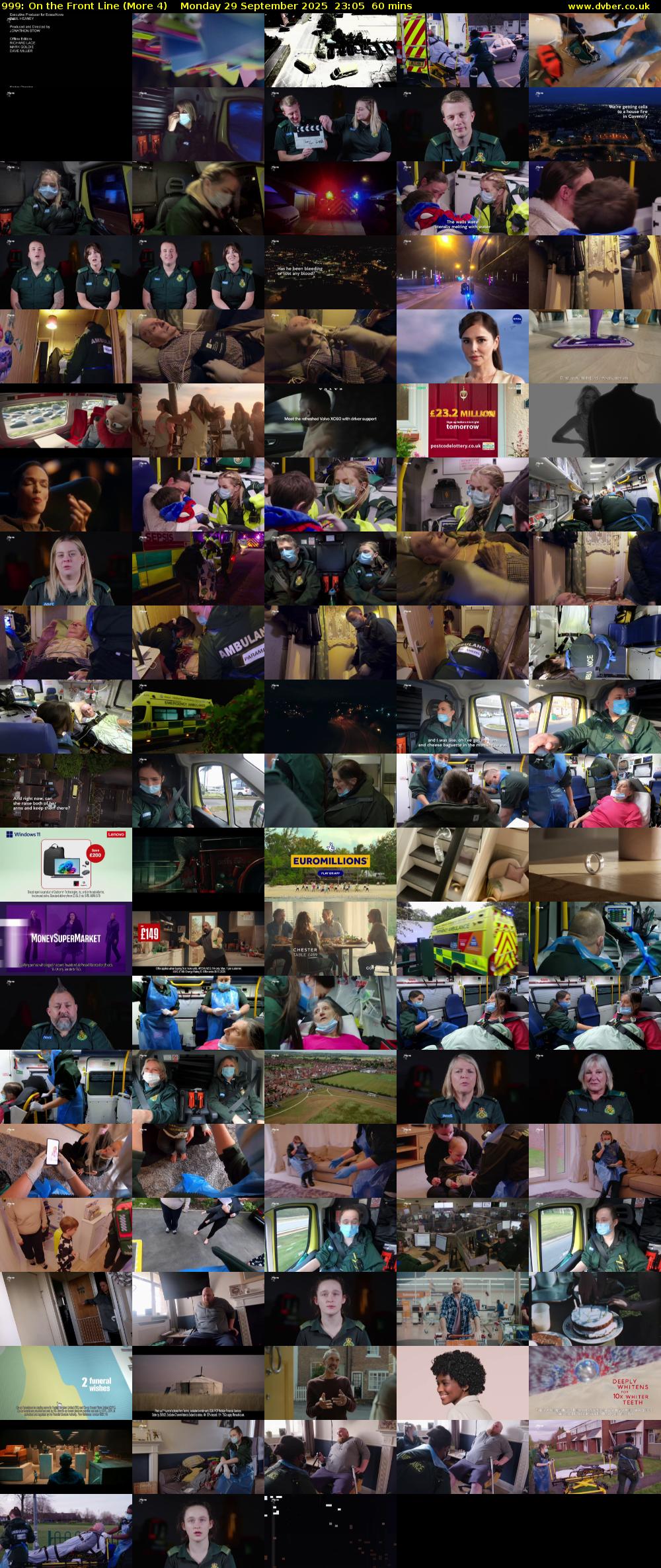 999: On the Front Line (More 4) Monday 29 September 2025 23:05 - 00:05