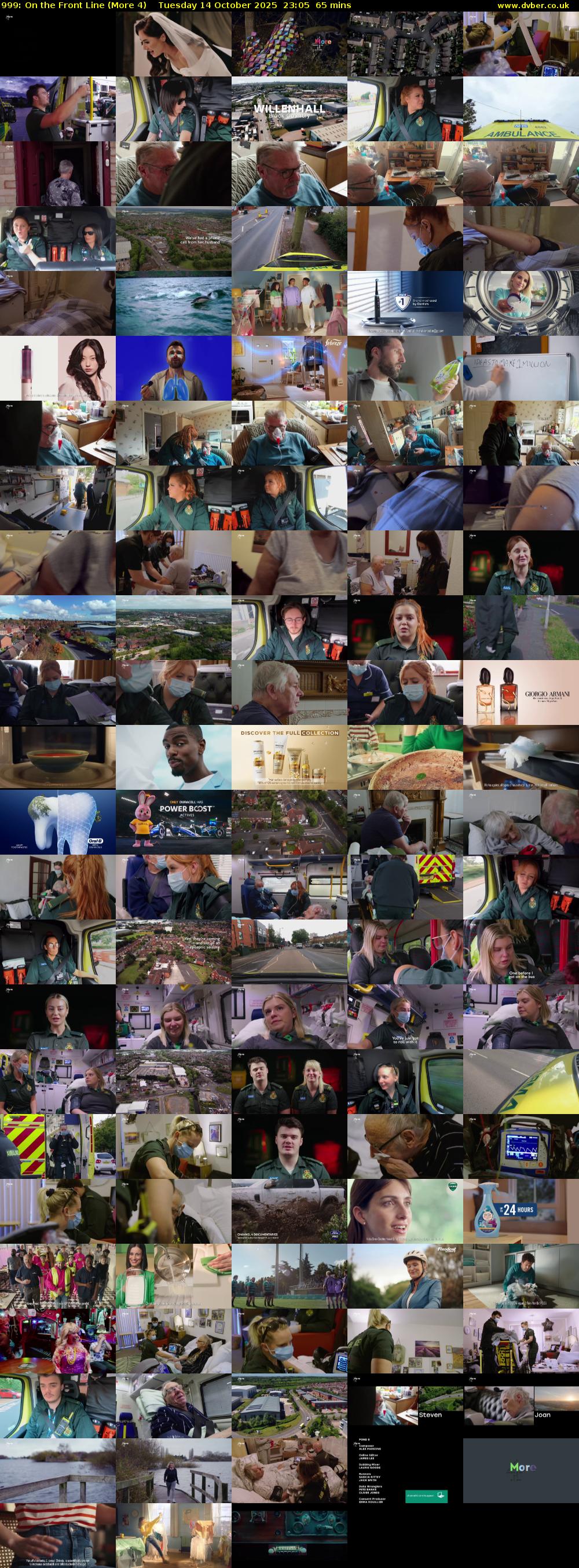 999: On the Front Line (More 4) Tuesday 14 October 2025 23:05 - 00:10