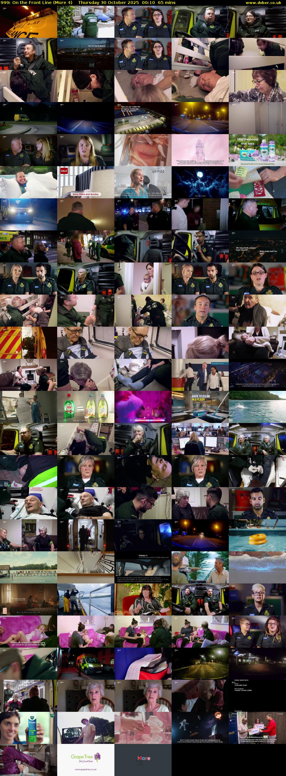 999: On the Front Line (More 4) Thursday 30 October 2025 00:10 - 01:15