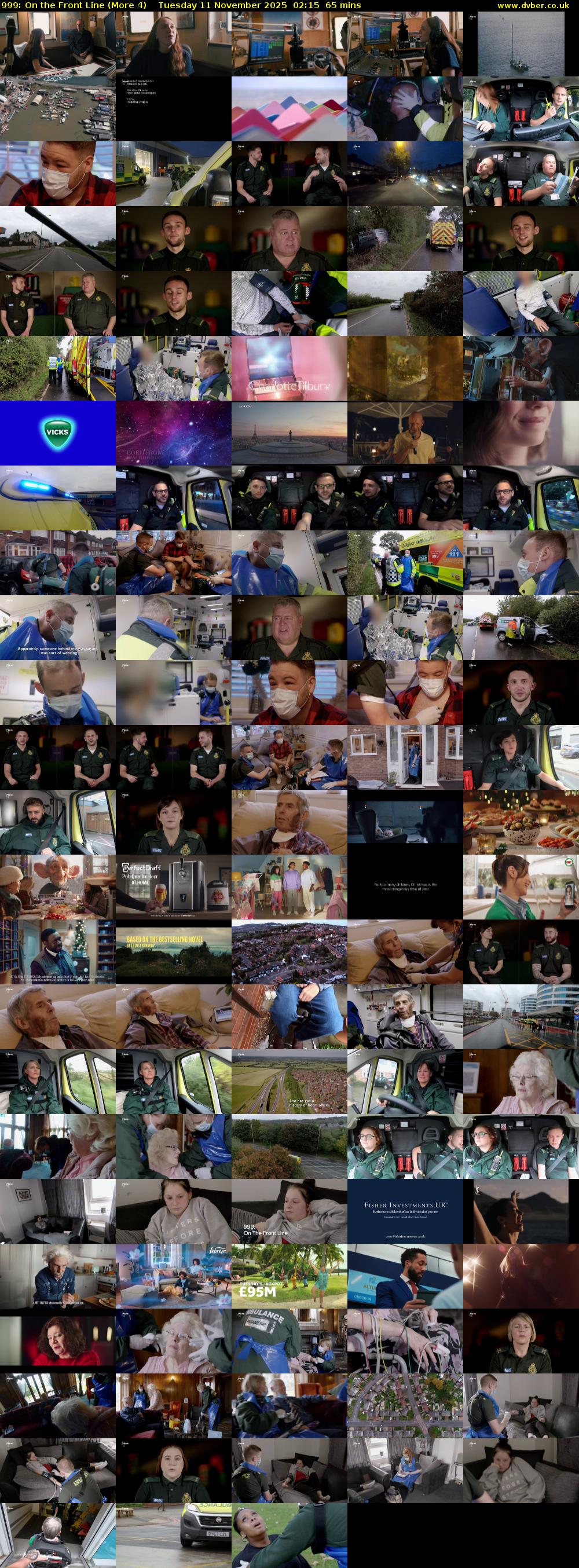 999: On the Front Line (More 4) Tuesday 11 November 2025 02:15 - 03:20