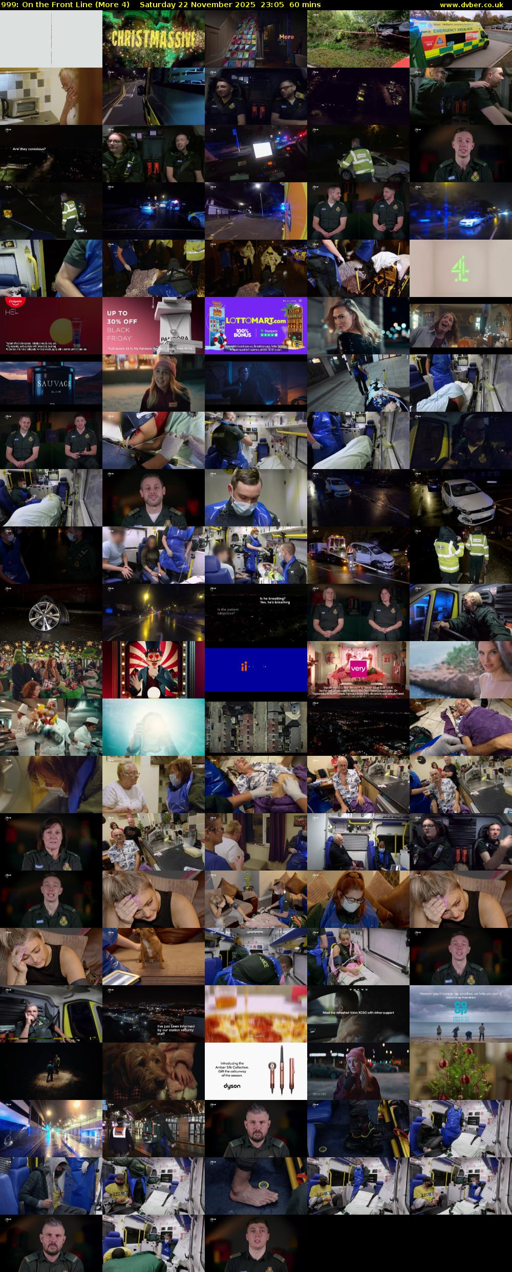 999: On the Front Line (More 4) Saturday 22 November 2025 23:05 - 00:05