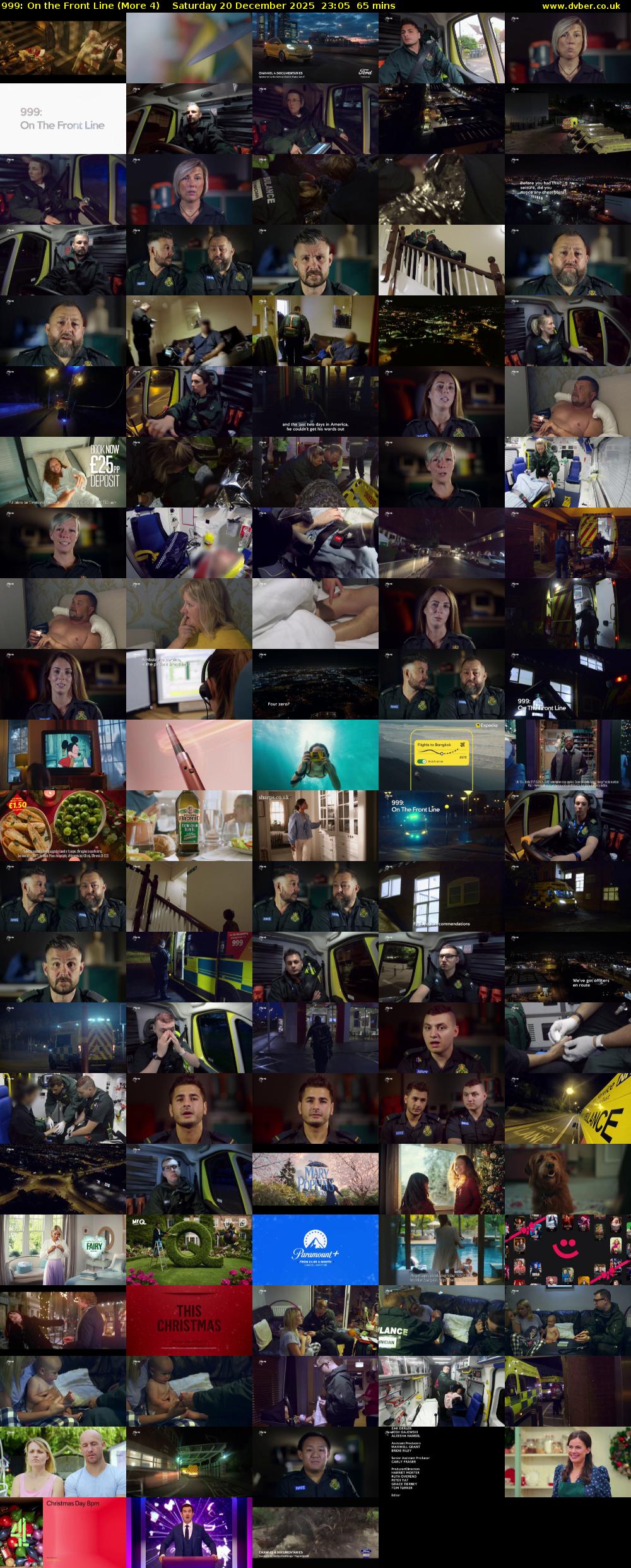 999: On the Front Line (More 4) Saturday 20 December 2025 23:05 - 00:10