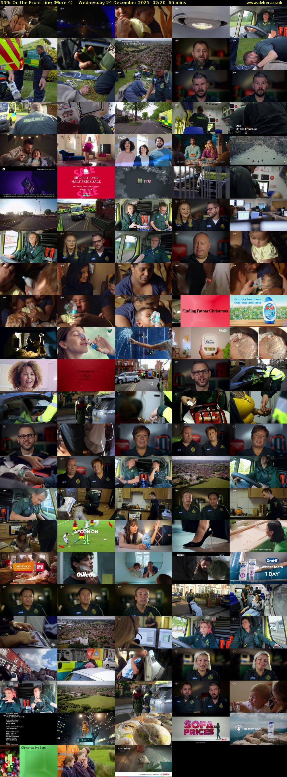 999: On the Front Line (More 4) Wednesday 24 December 2025 02:20 - 03:25