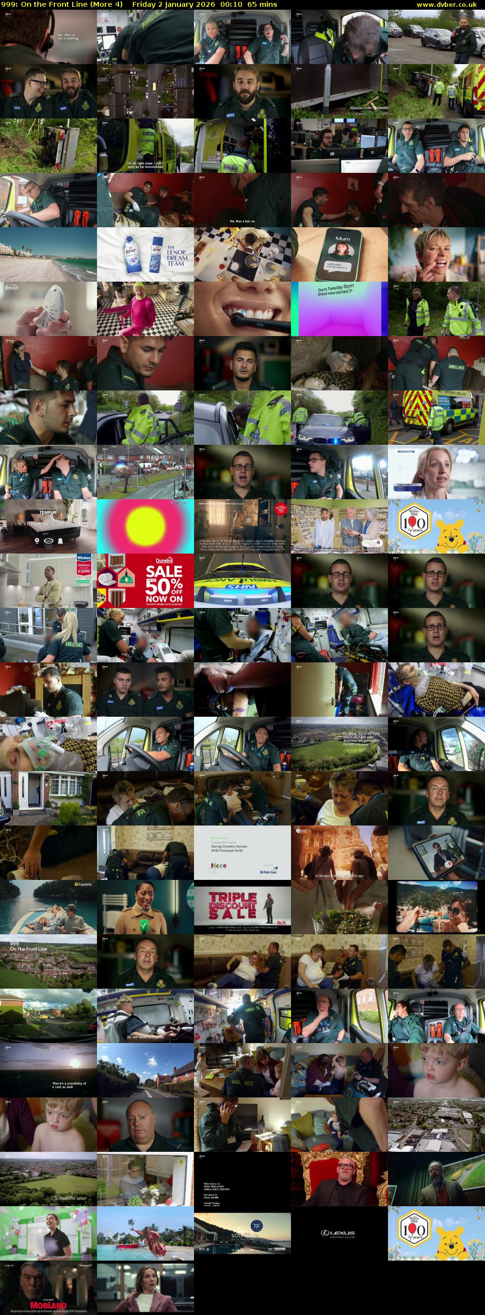 999: On the Front Line (More 4) Friday 2 January 2026 00:10 - 01:15
