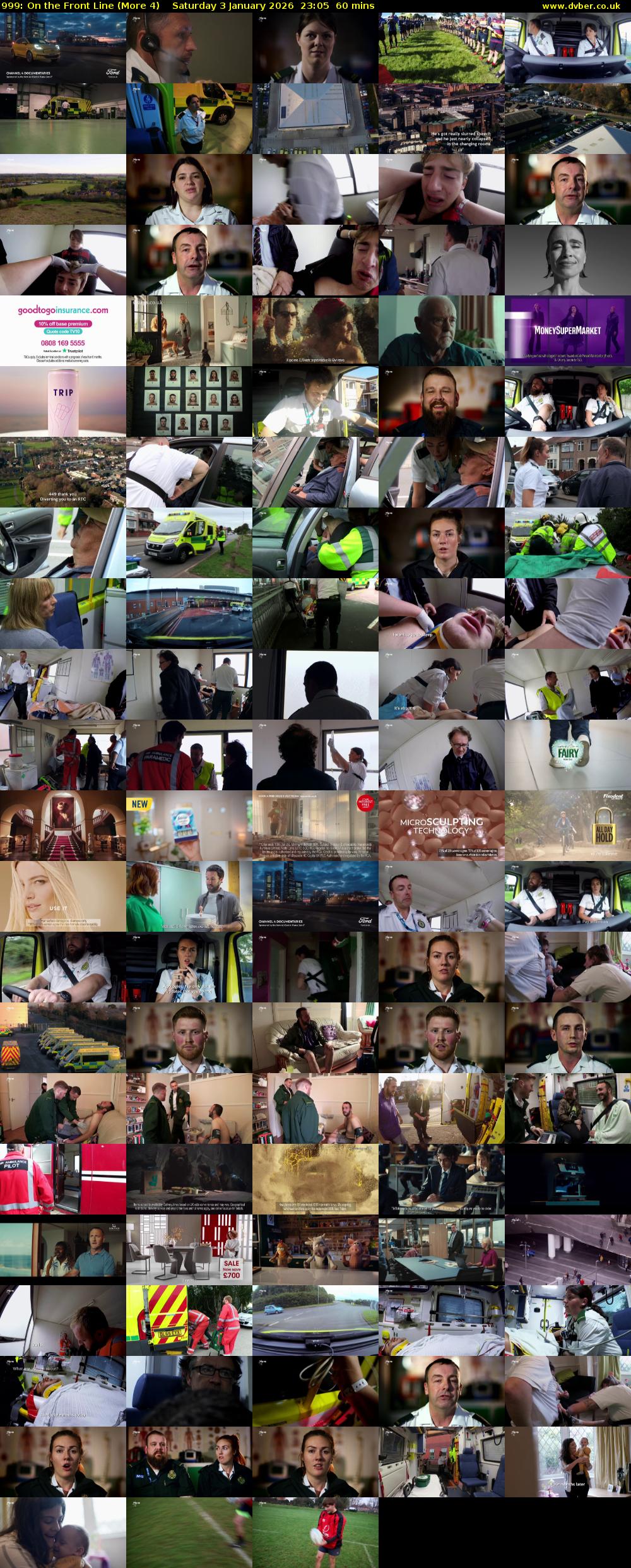 999: On the Front Line (More 4) Saturday 3 January 2026 23:05 - 00:05