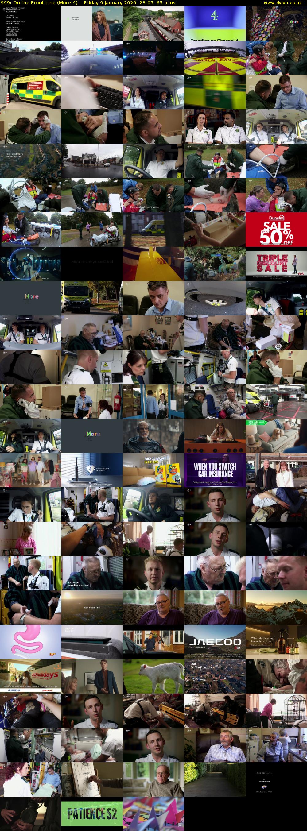 999: On the Front Line (More 4) Friday 9 January 2026 23:05 - 00:10