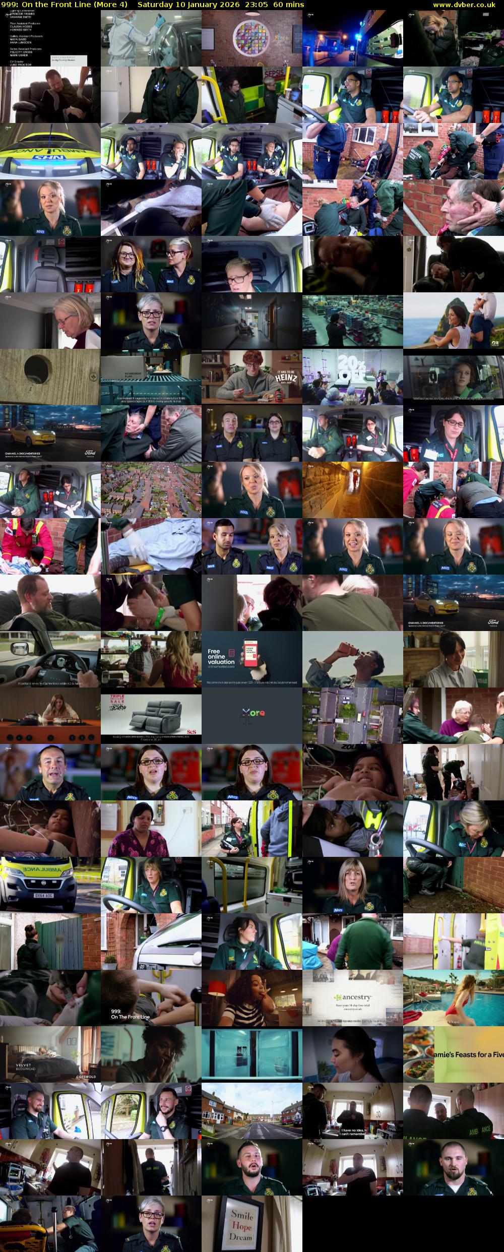 999: On the Front Line (More 4) Saturday 10 January 2026 23:05 - 00:05