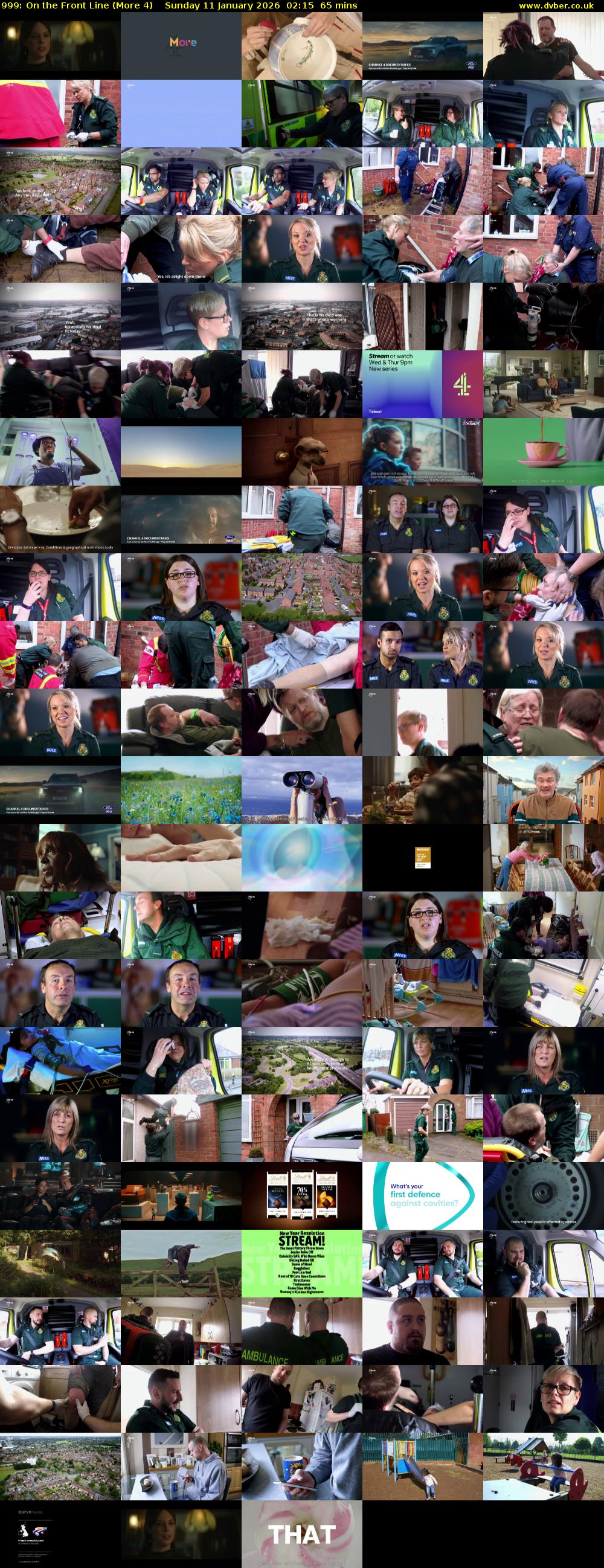 999: On the Front Line (More 4) Sunday 11 January 2026 02:15 - 03:20