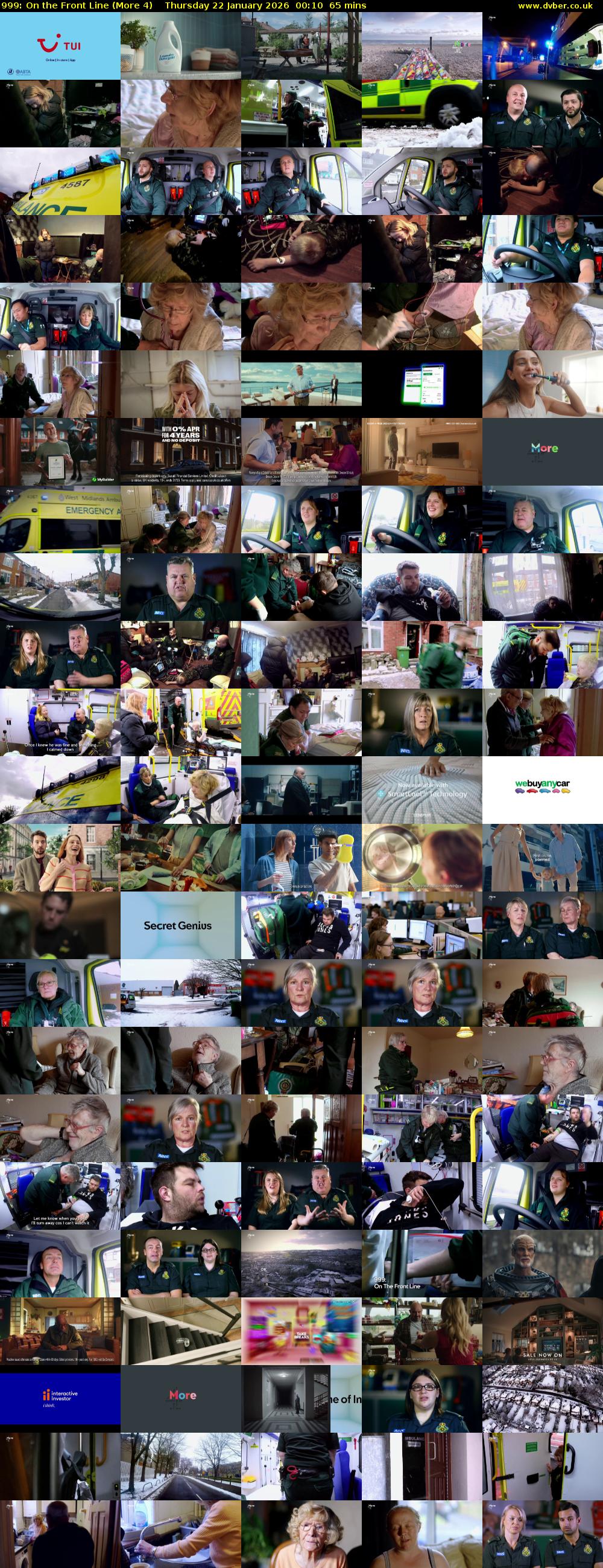 999: On the Front Line (More 4) Thursday 22 January 2026 00:10 - 01:15