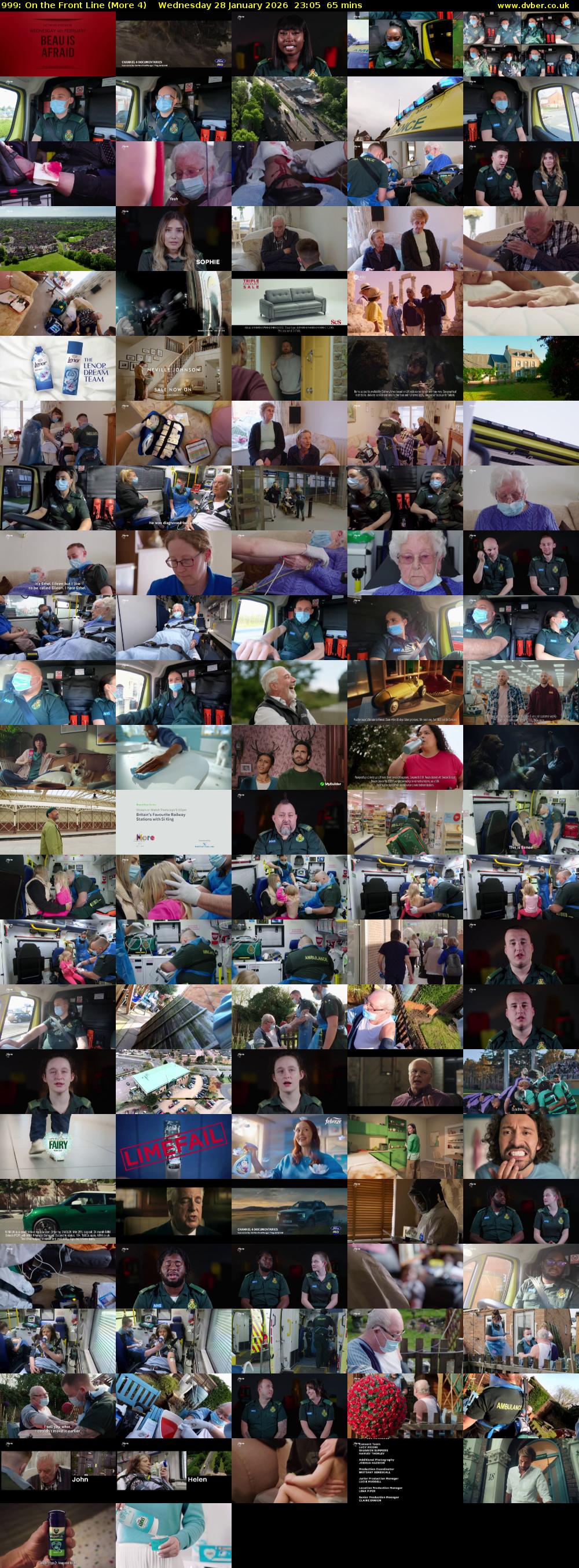 999: On the Front Line (More 4) Wednesday 28 January 2026 23:05 - 00:10