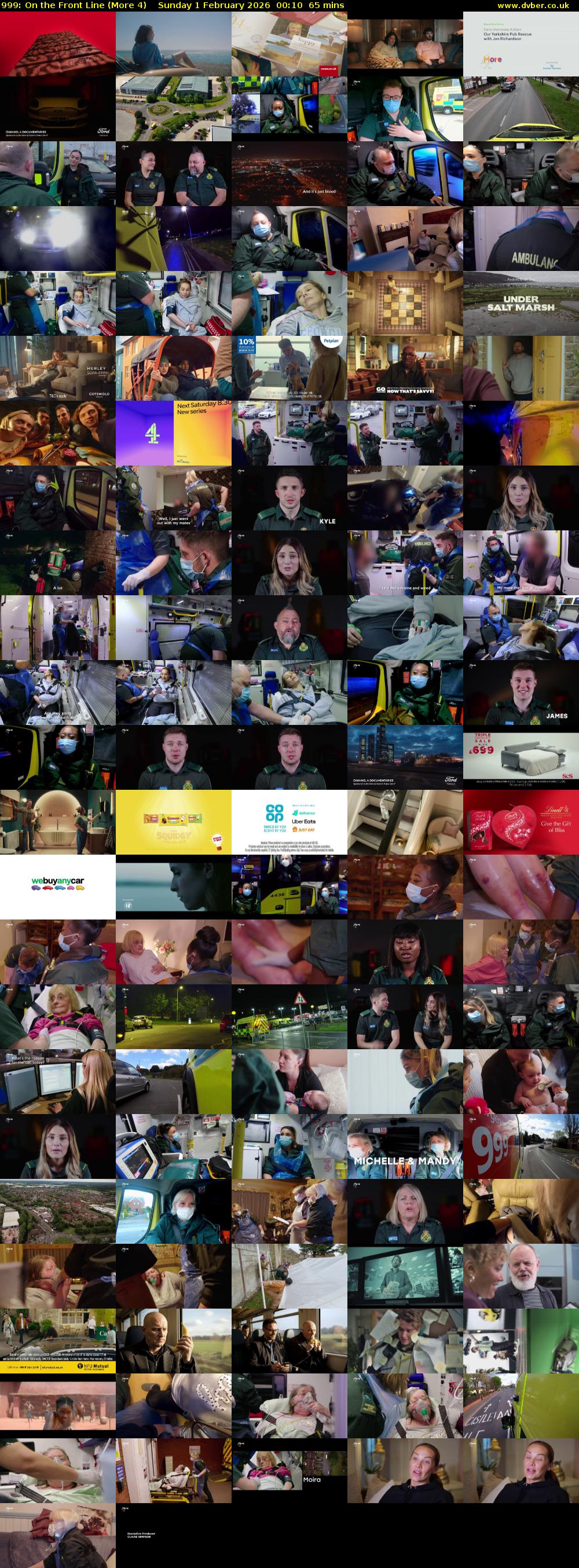 999: On the Front Line (More 4) Sunday 1 February 2026 00:10 - 01:15