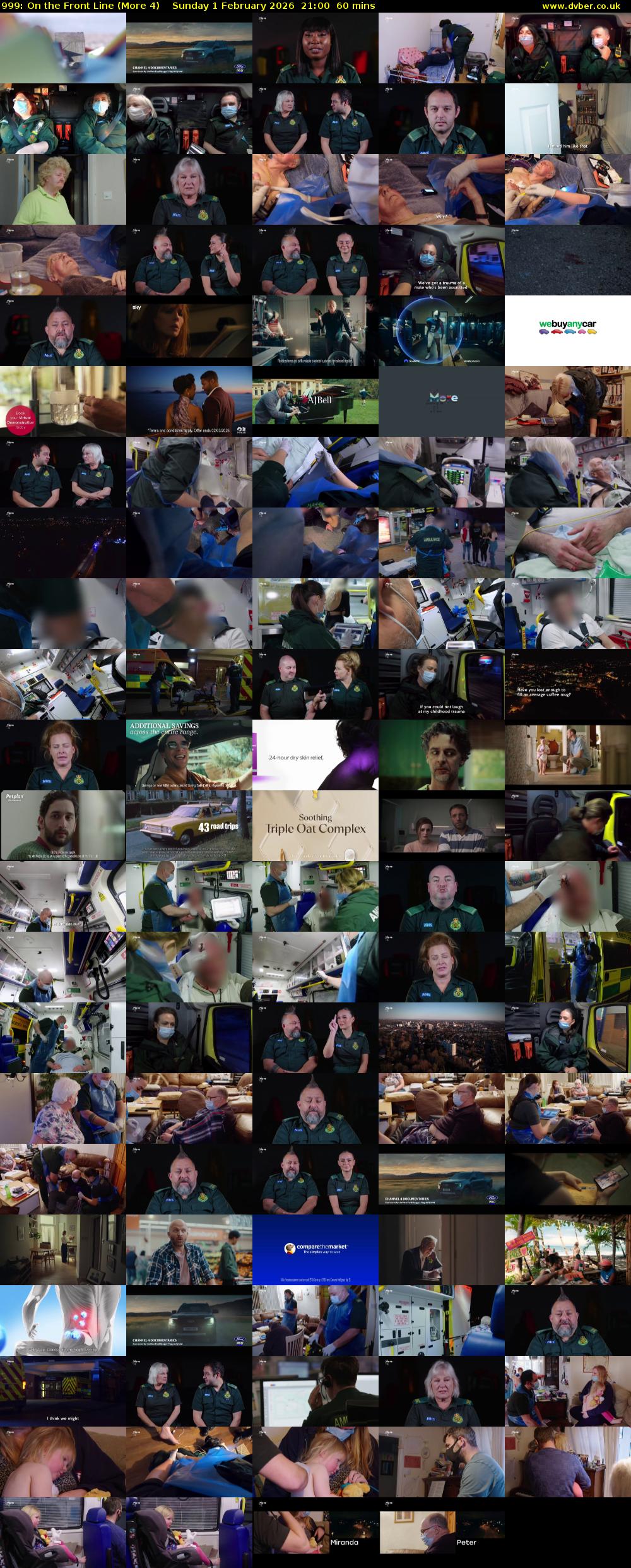 999: On the Front Line (More 4) Sunday 1 February 2026 21:00 - 22:00