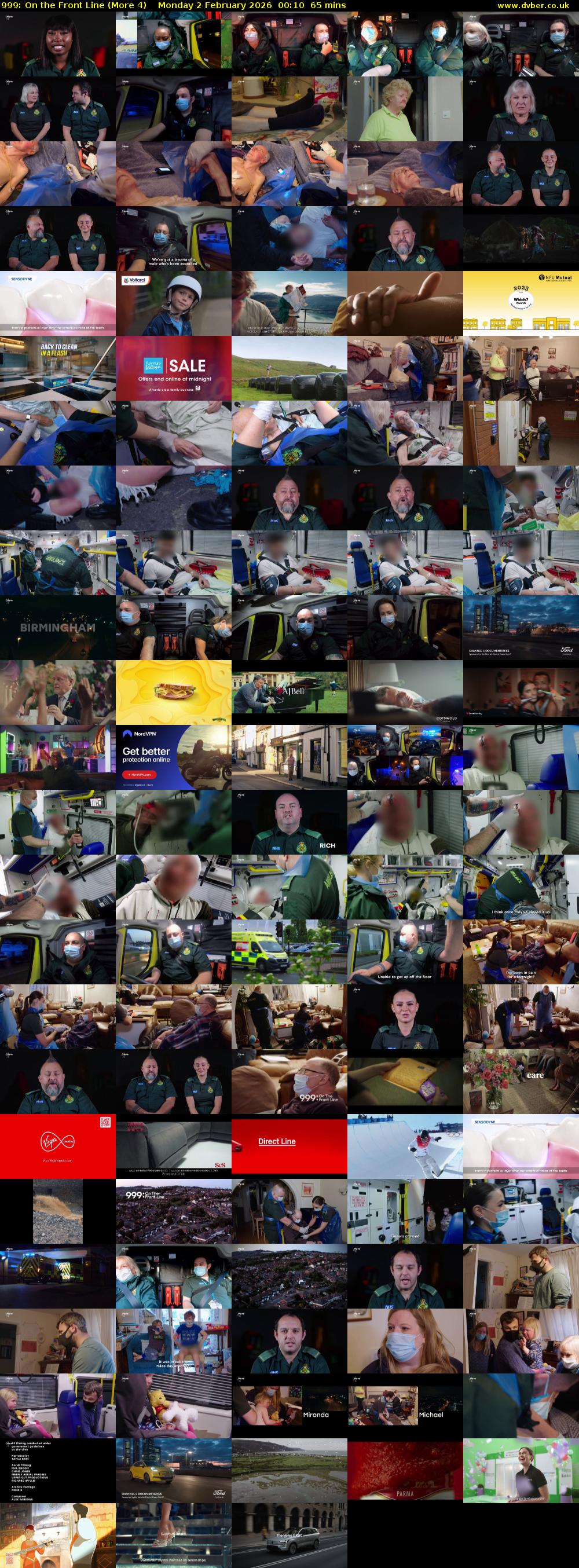 999: On the Front Line (More 4) Monday 2 February 2026 00:10 - 01:15