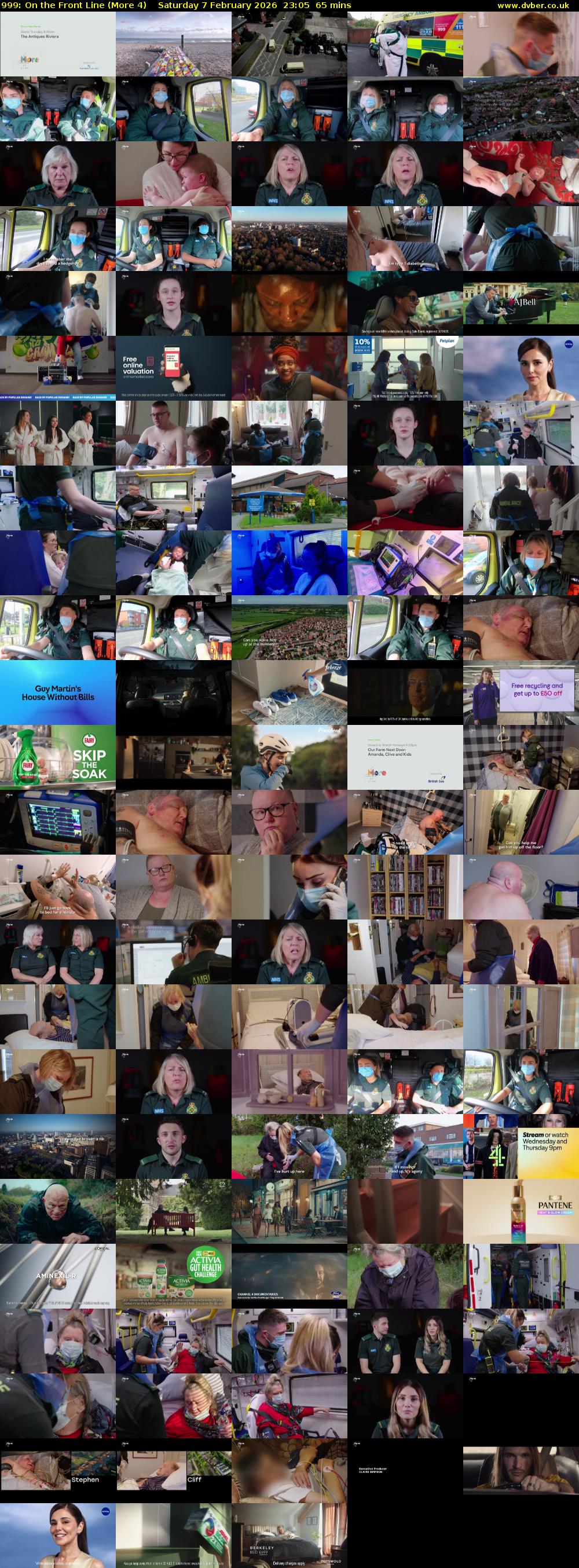 999: On the Front Line (More 4) Saturday 7 February 2026 23:05 - 00:10