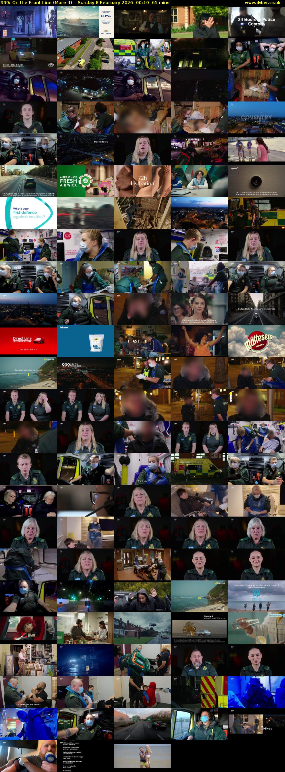 999: On the Front Line (More 4) Sunday 8 February 2026 00:10 - 01:15