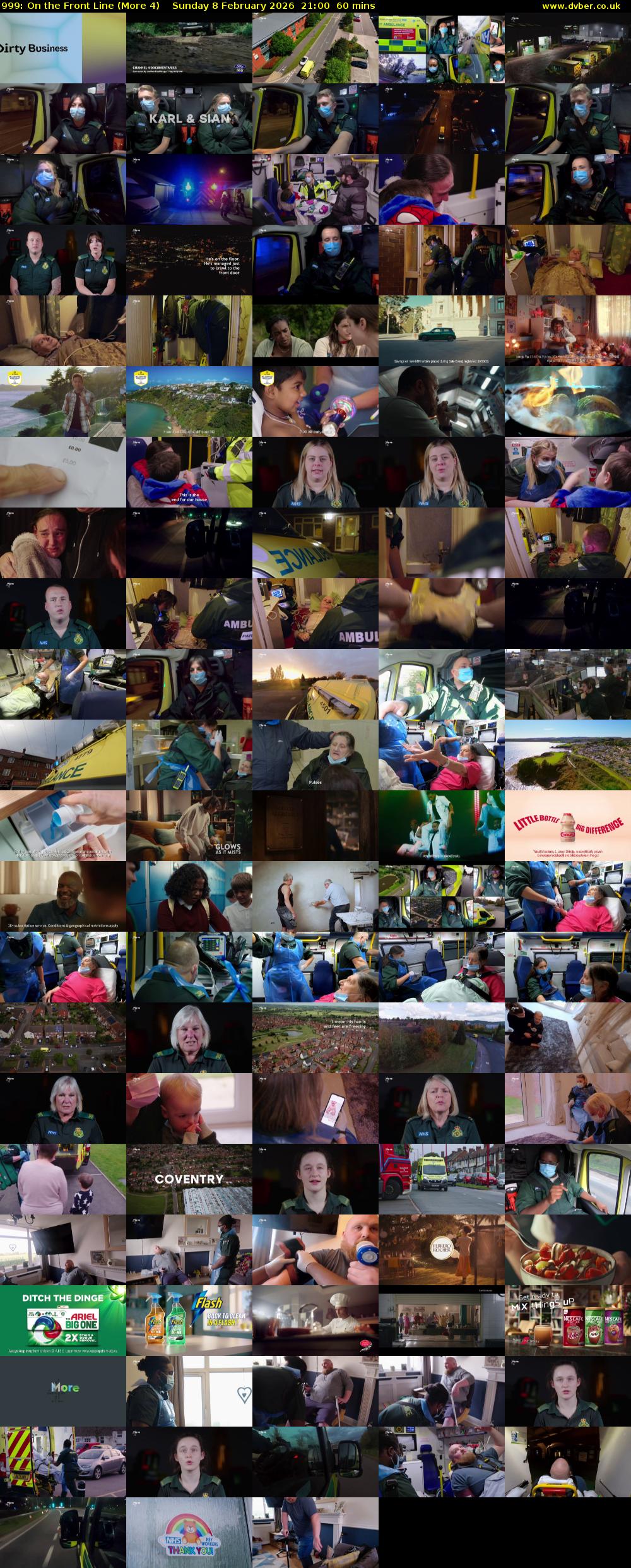 999: On the Front Line (More 4) Sunday 8 February 2026 21:00 - 22:00