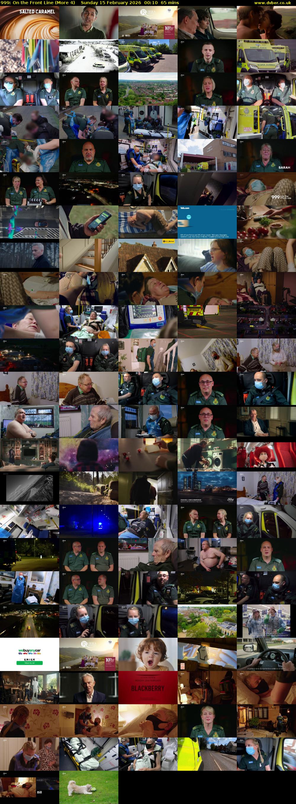 999: On the Front Line (More 4) Sunday 15 February 2026 00:10 - 01:15