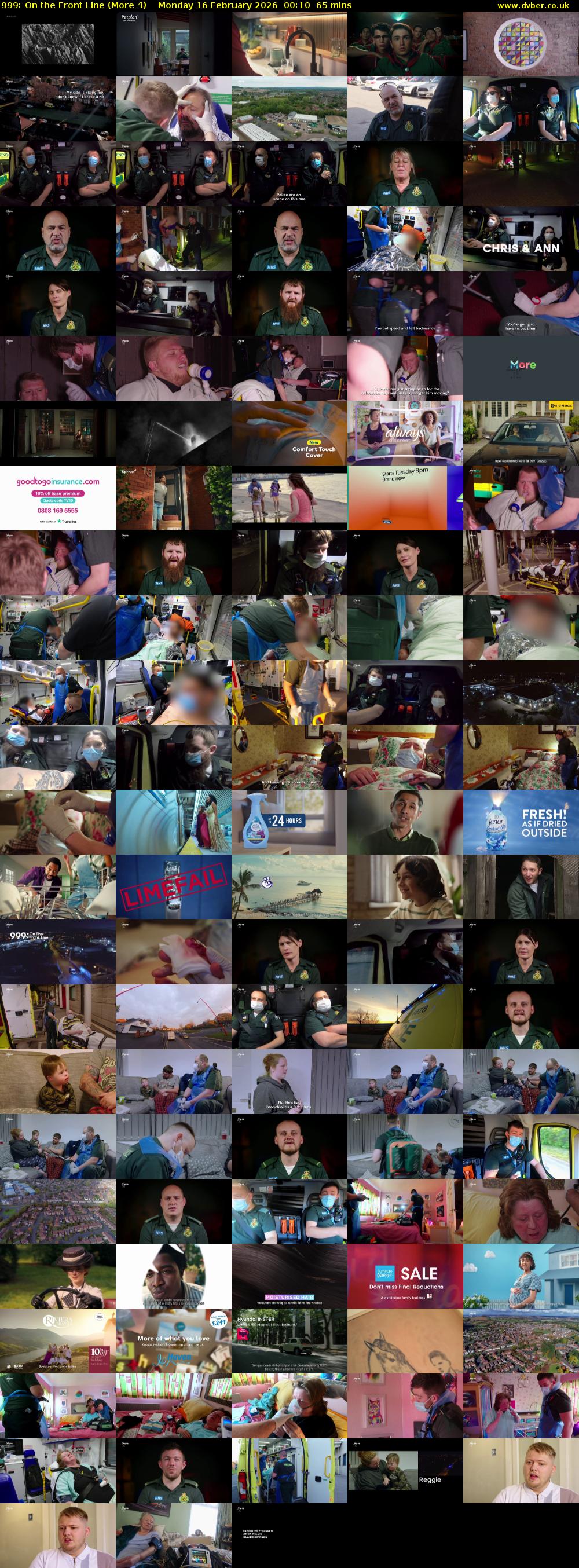 999: On the Front Line (More 4) Monday 16 February 2026 00:10 - 01:15