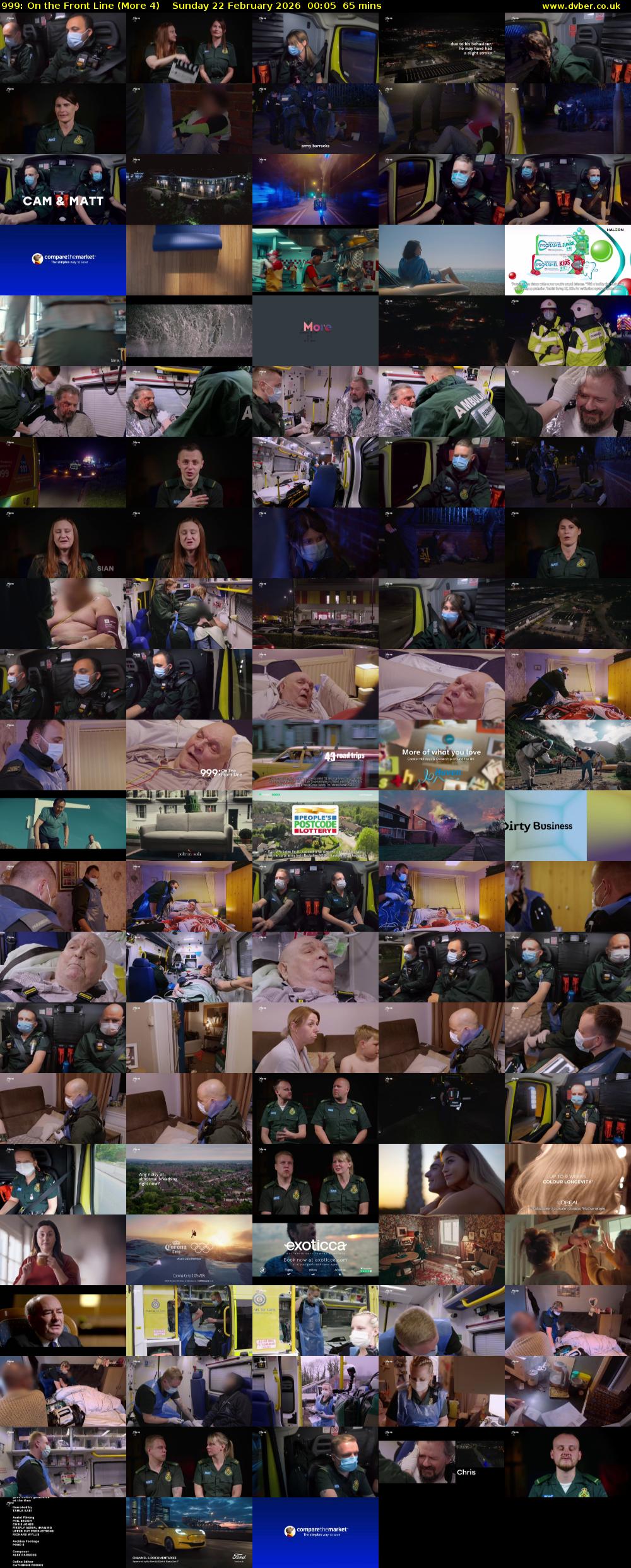 999: On the Front Line (More 4) Sunday 22 February 2026 00:05 - 01:10