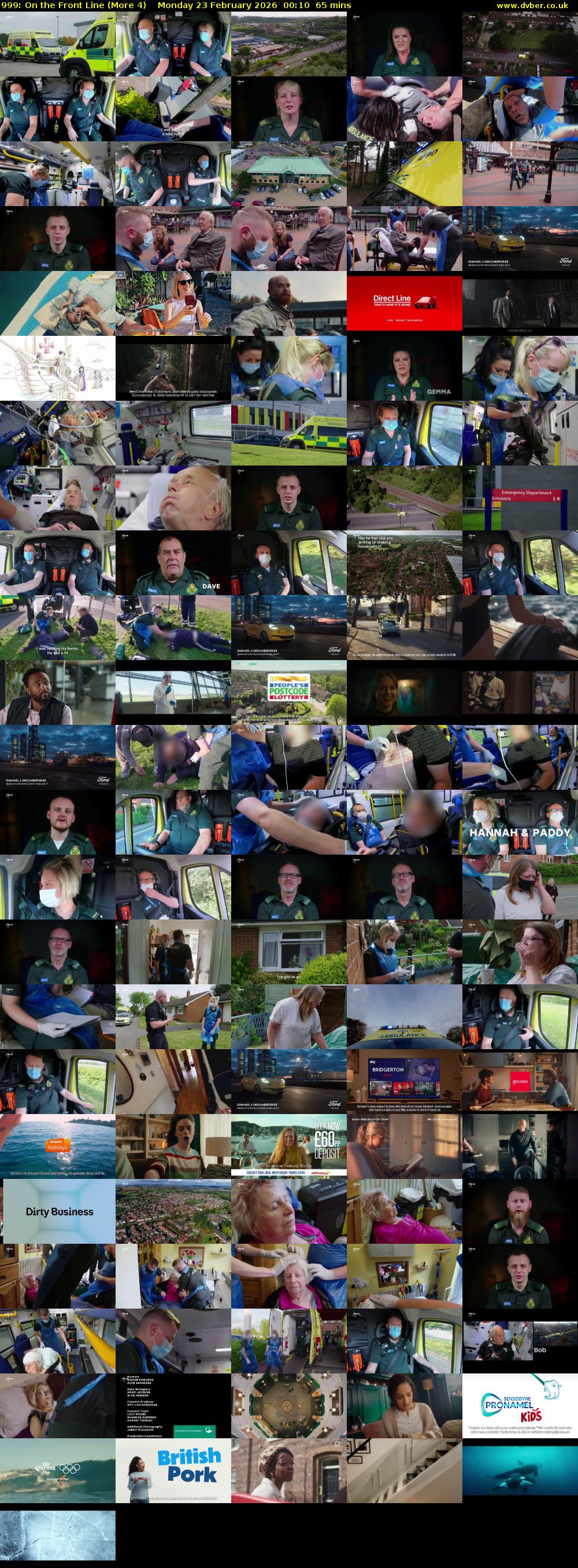 999: On the Front Line (More 4) Monday 23 February 2026 00:10 - 01:15