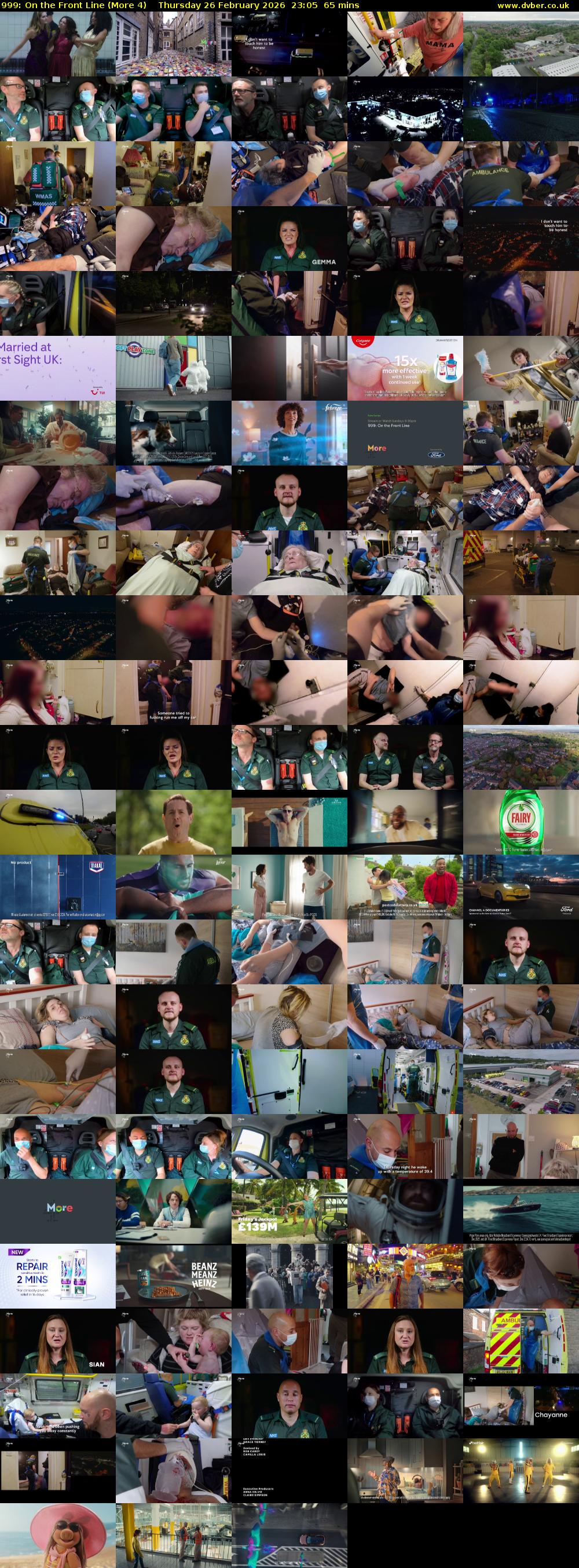 999: On the Front Line (More 4) Thursday 26 February 2026 23:05 - 00:10