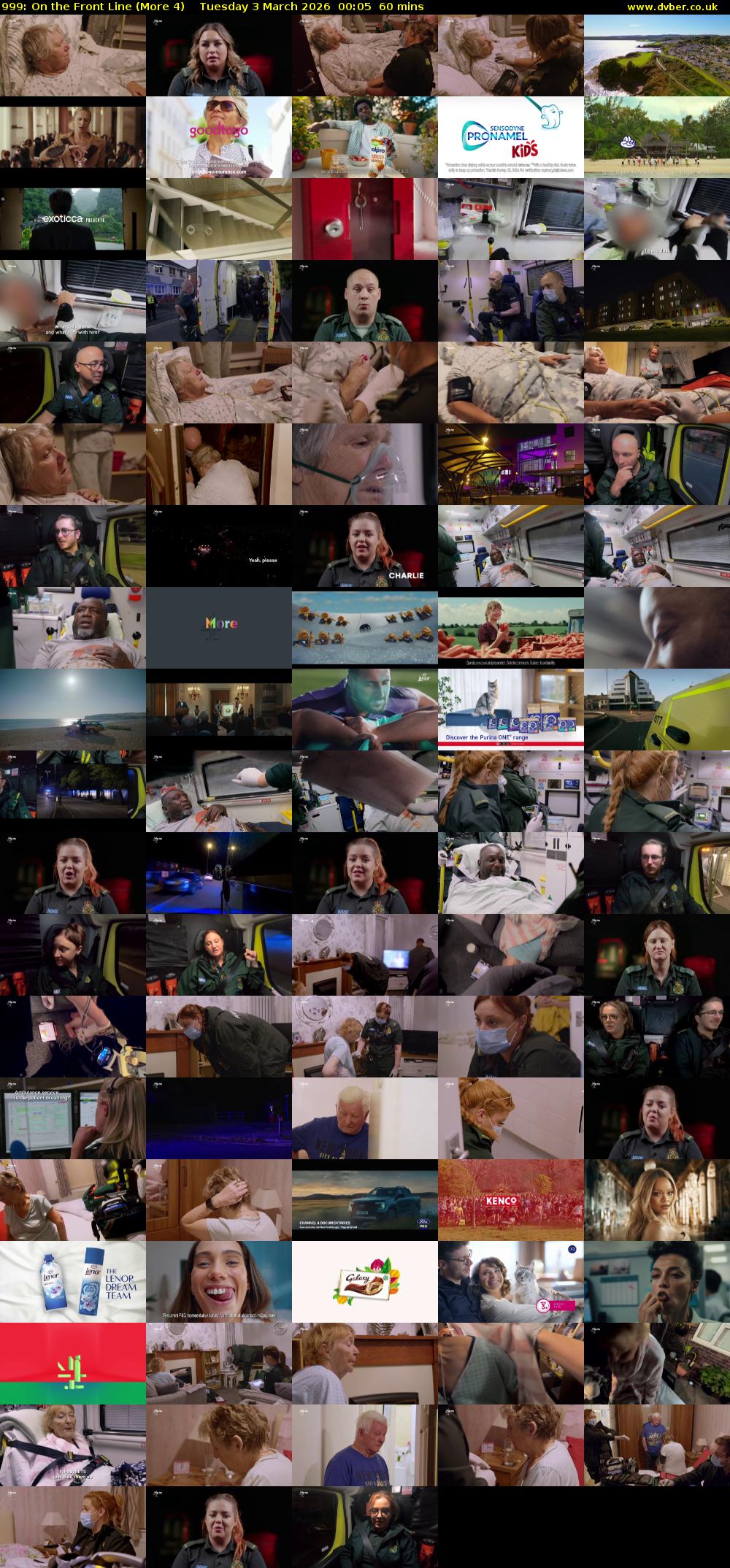 999: On the Front Line (More 4) Tuesday 3 March 2026 00:05 - 01:05