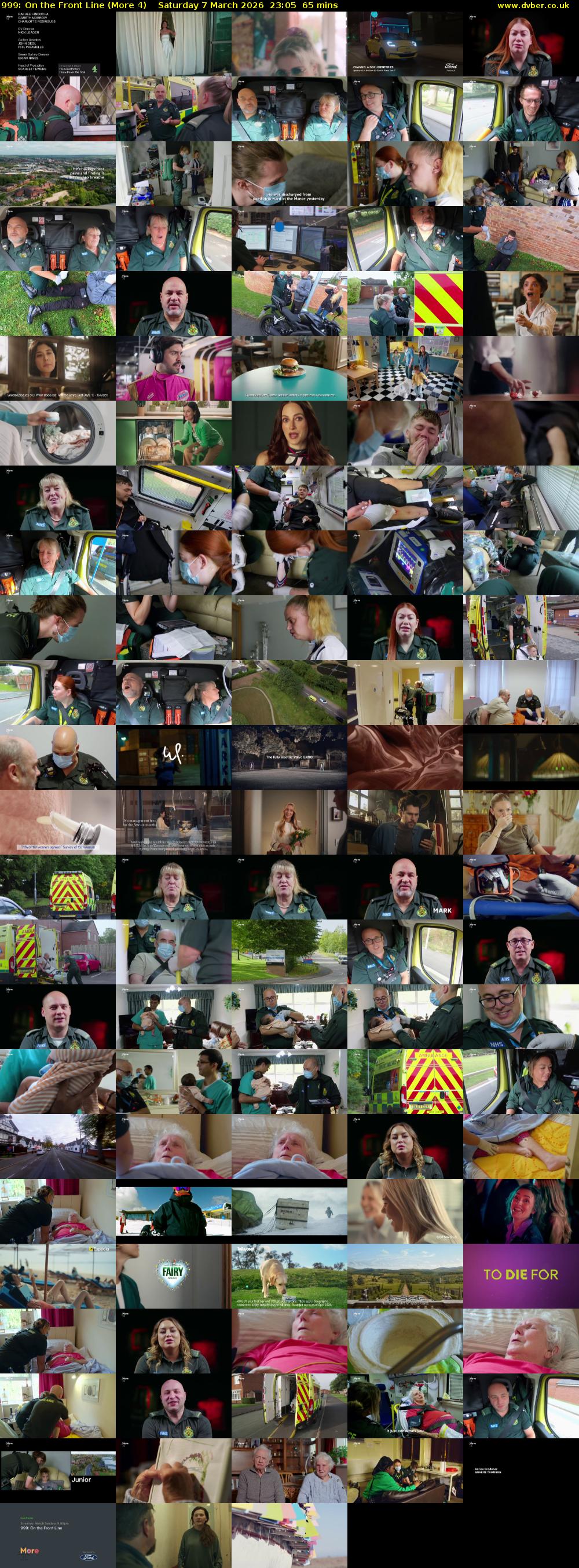 999: On the Front Line (More 4) Saturday 7 March 2026 23:05 - 00:10
