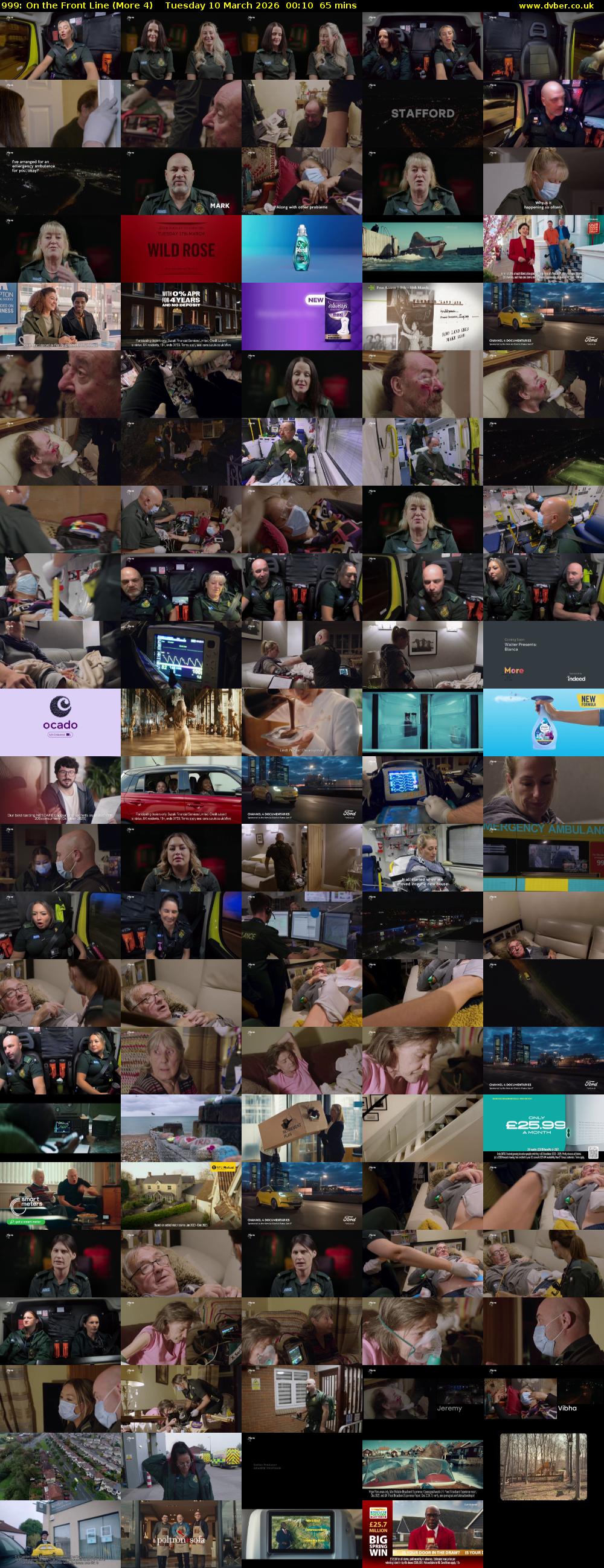 999: On the Front Line (More 4) Tuesday 10 March 2026 00:10 - 01:15