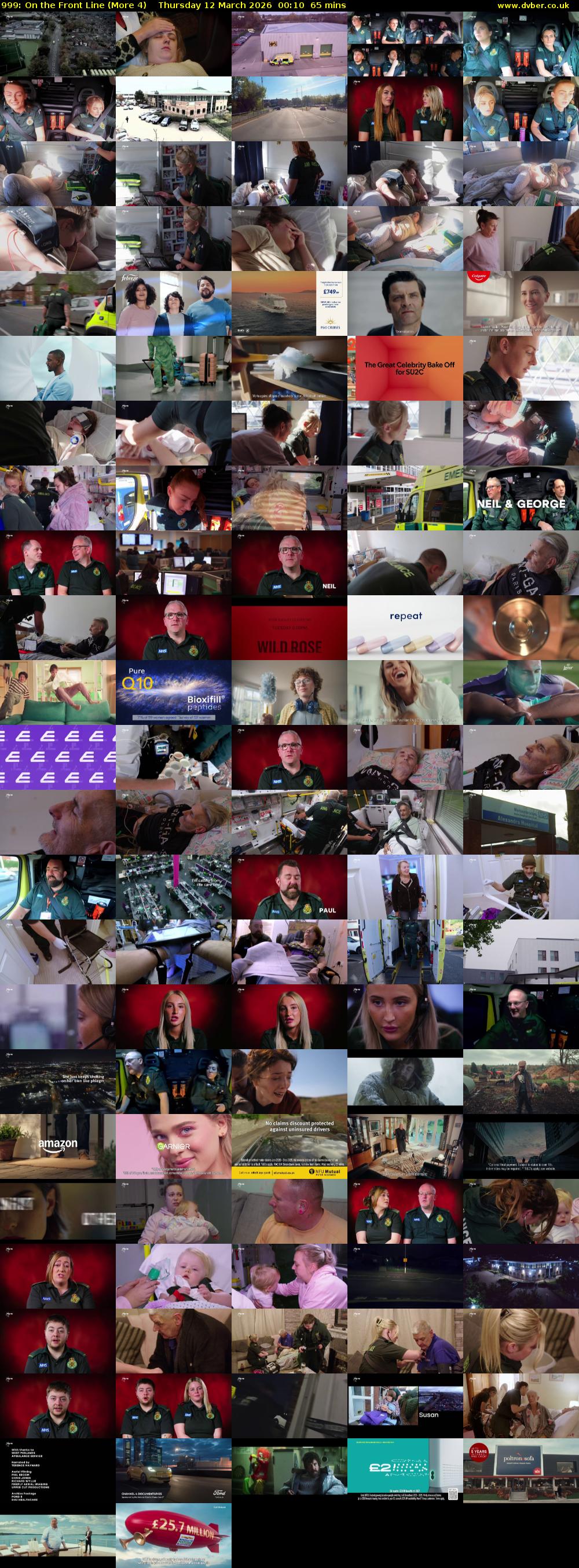 999: On the Front Line (More 4) Thursday 12 March 2026 00:10 - 01:15