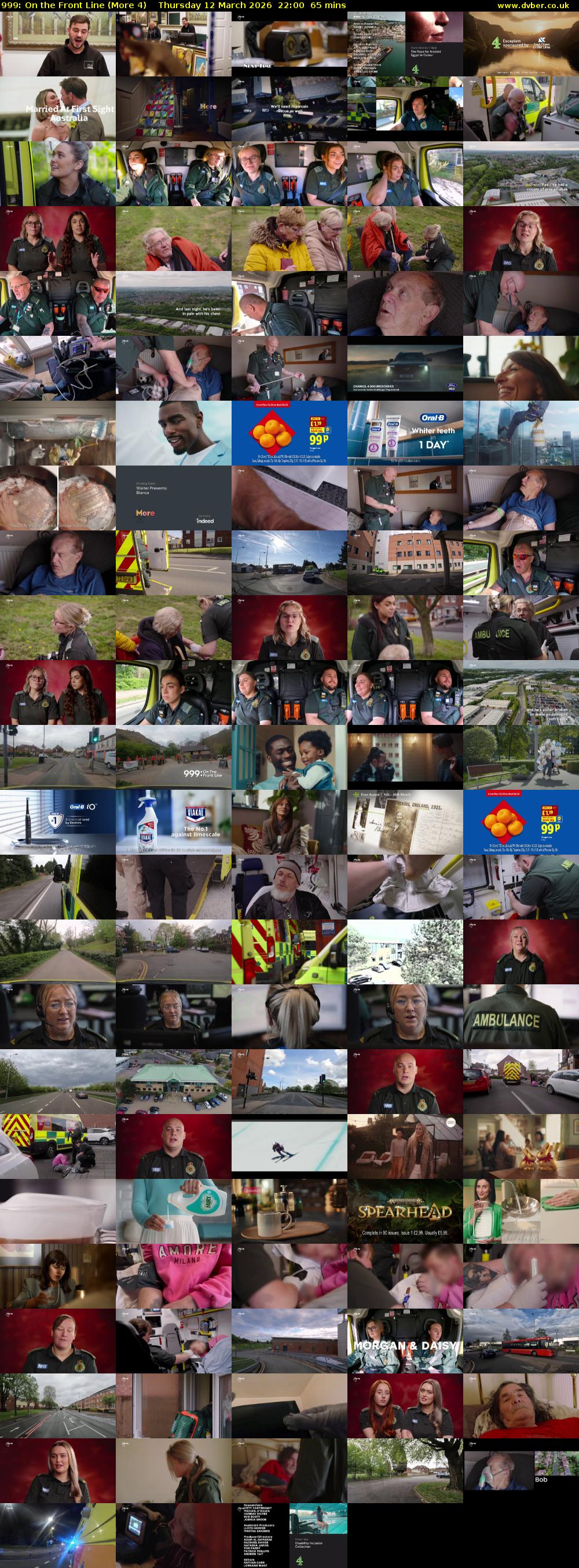 999: On the Front Line (More 4) Thursday 12 March 2026 22:00 - 23:05