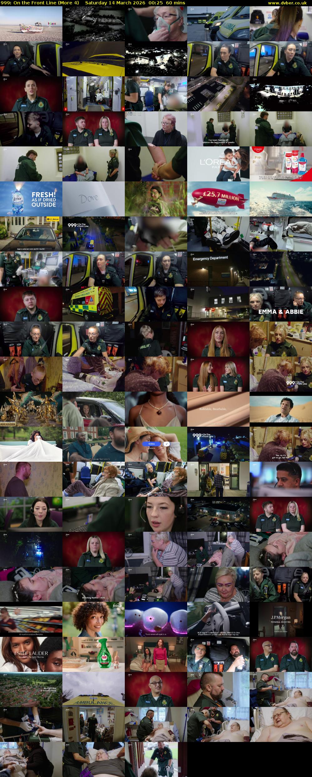 999: On the Front Line (More 4) Saturday 14 March 2026 00:25 - 01:25