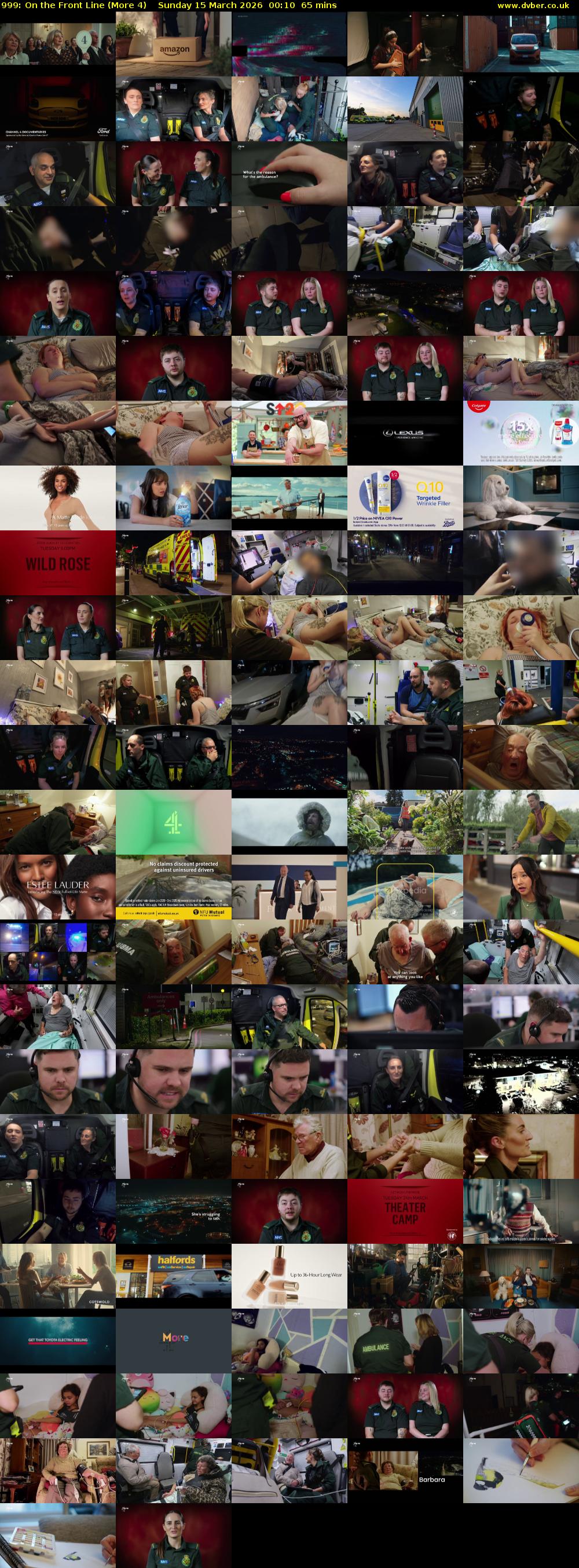 999: On the Front Line (More 4) Sunday 15 March 2026 00:10 - 01:15