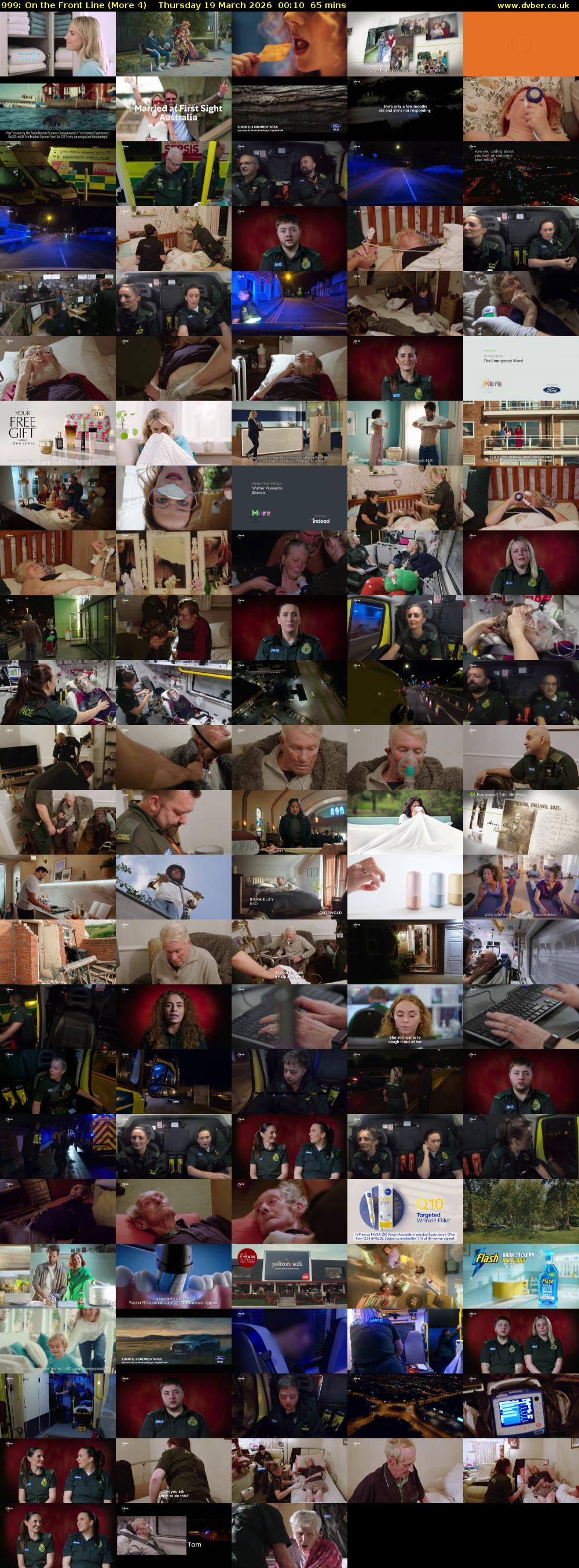 999: On the Front Line (More 4) Thursday 19 March 2026 00:10 - 01:15