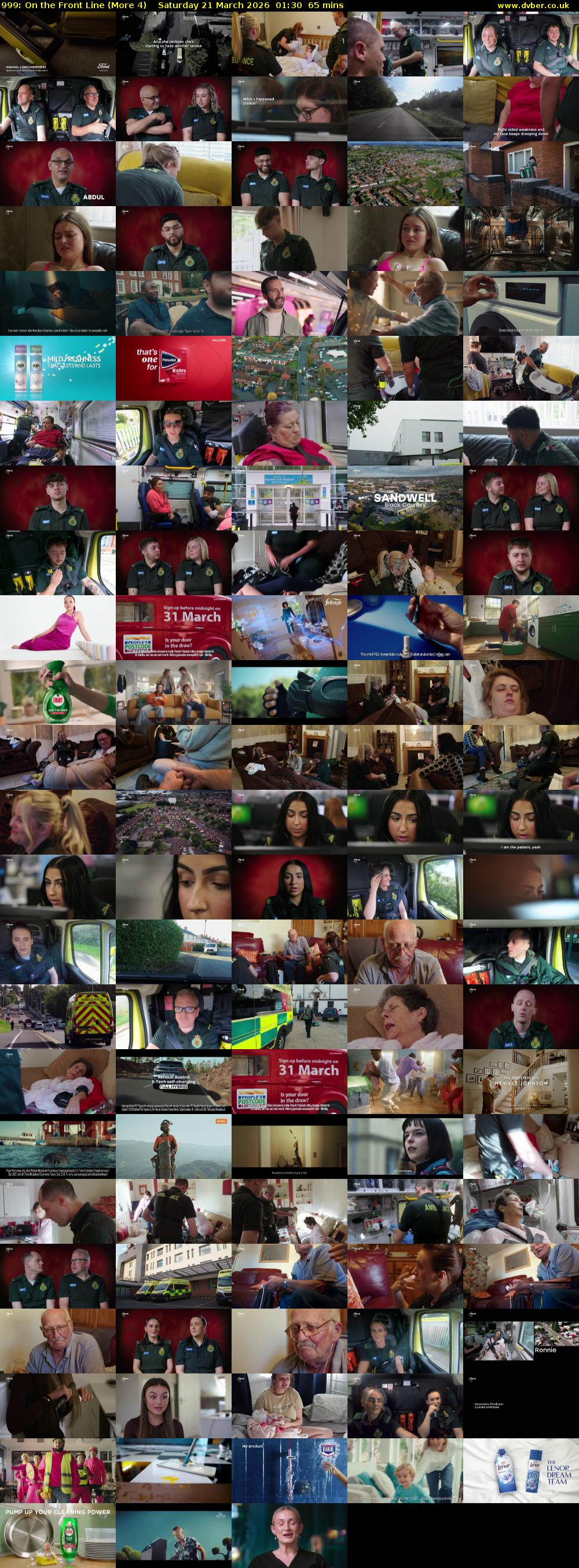999: On the Front Line (More 4) Saturday 21 March 2026 01:30 - 02:35